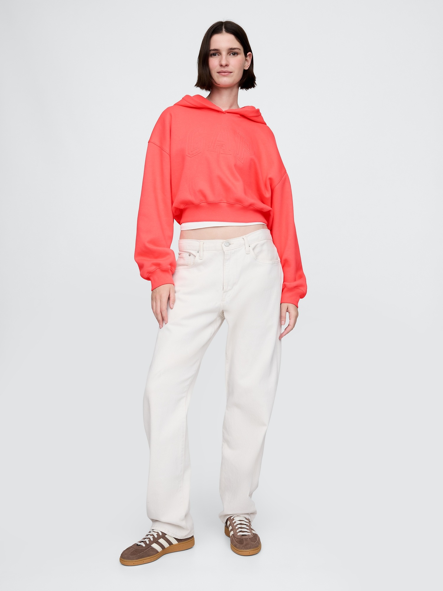 GAP Oversize crop sweatshirt - Women's