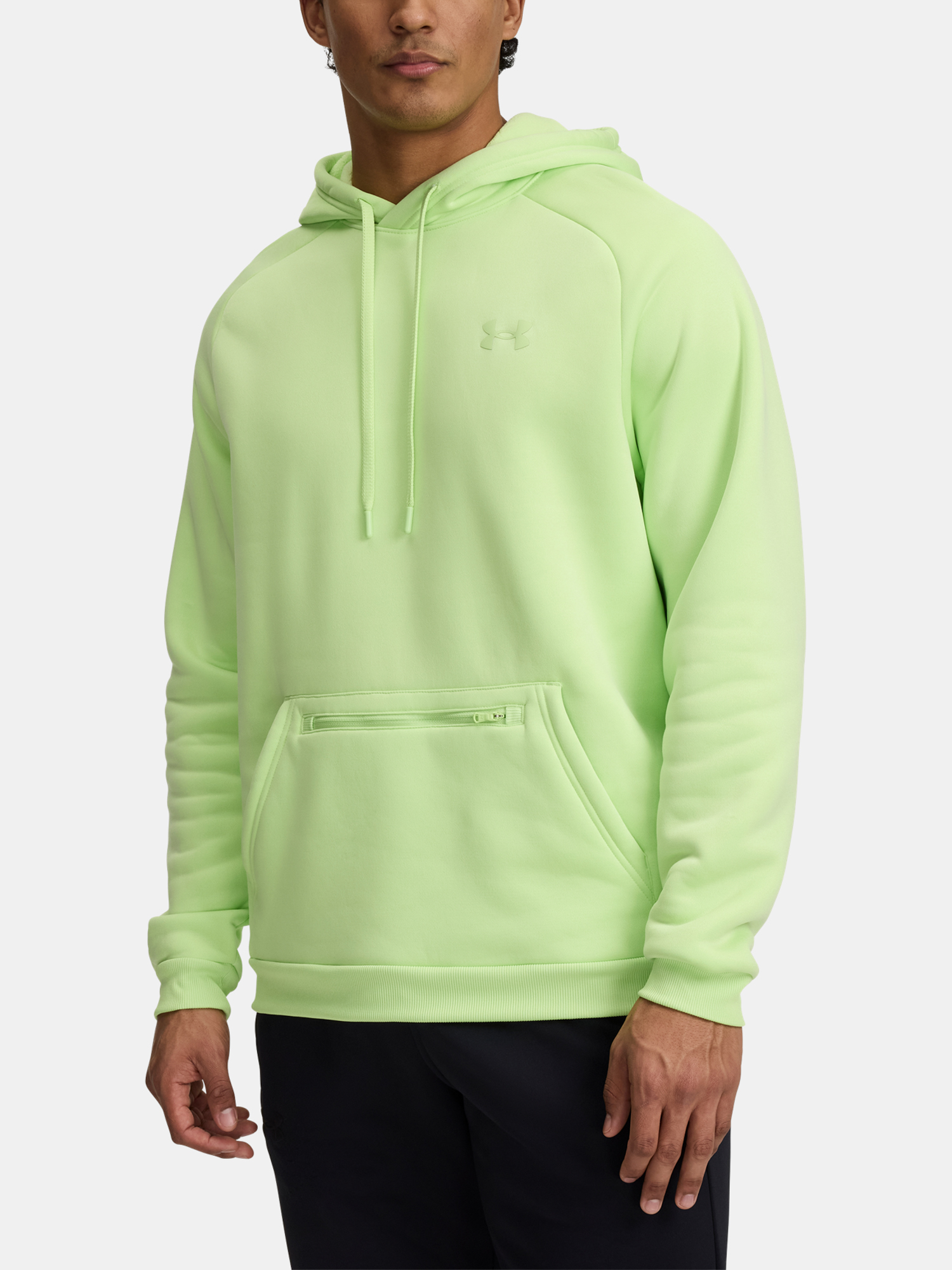 Men&#039;s sweatshirt Under Armour UA Armour Flc Pro Kanga HD-GRN - Men&#039;s