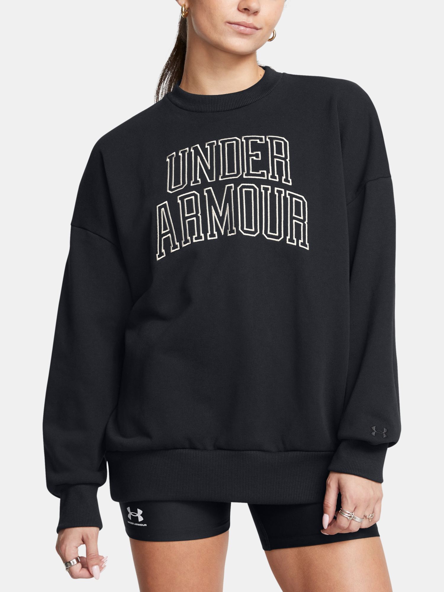 Under Armour Womens sweatshirt UA Icon HWT Terry OS Crew - Womens