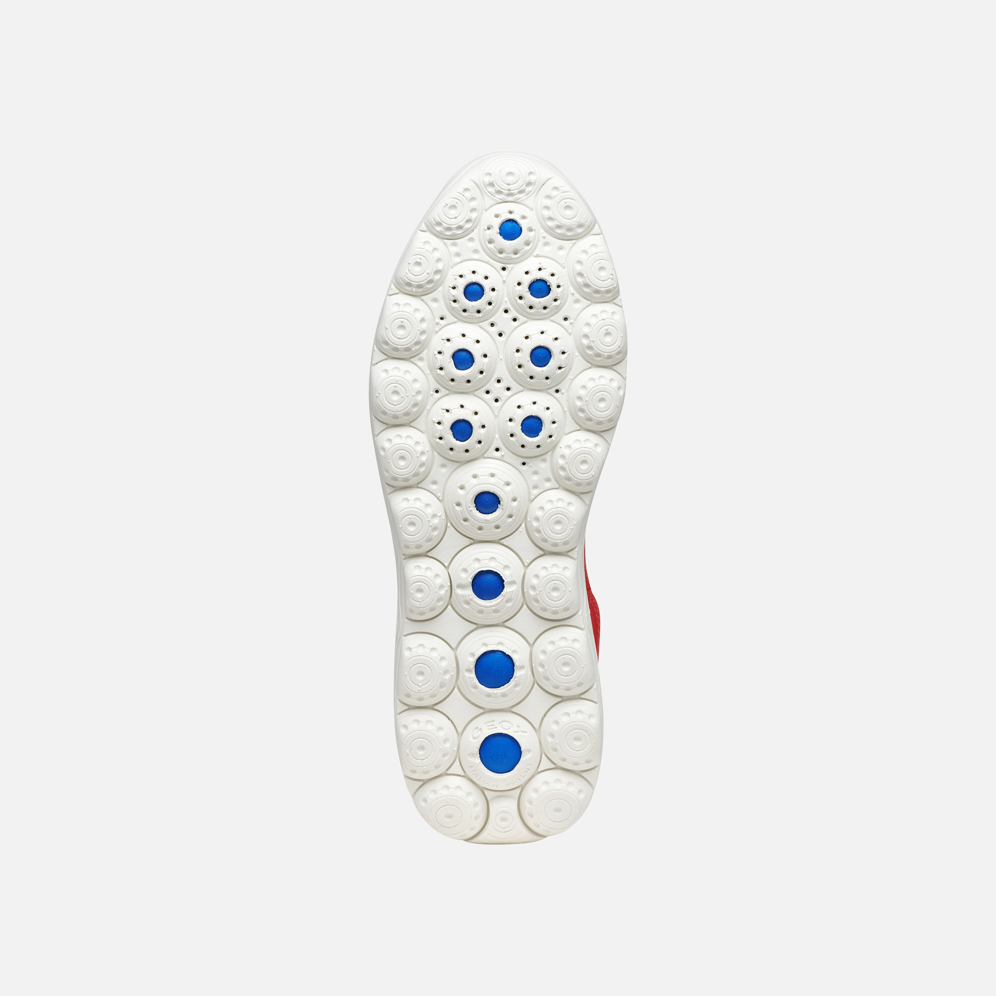 Červené dámské tenisky Geox Spherica Plus