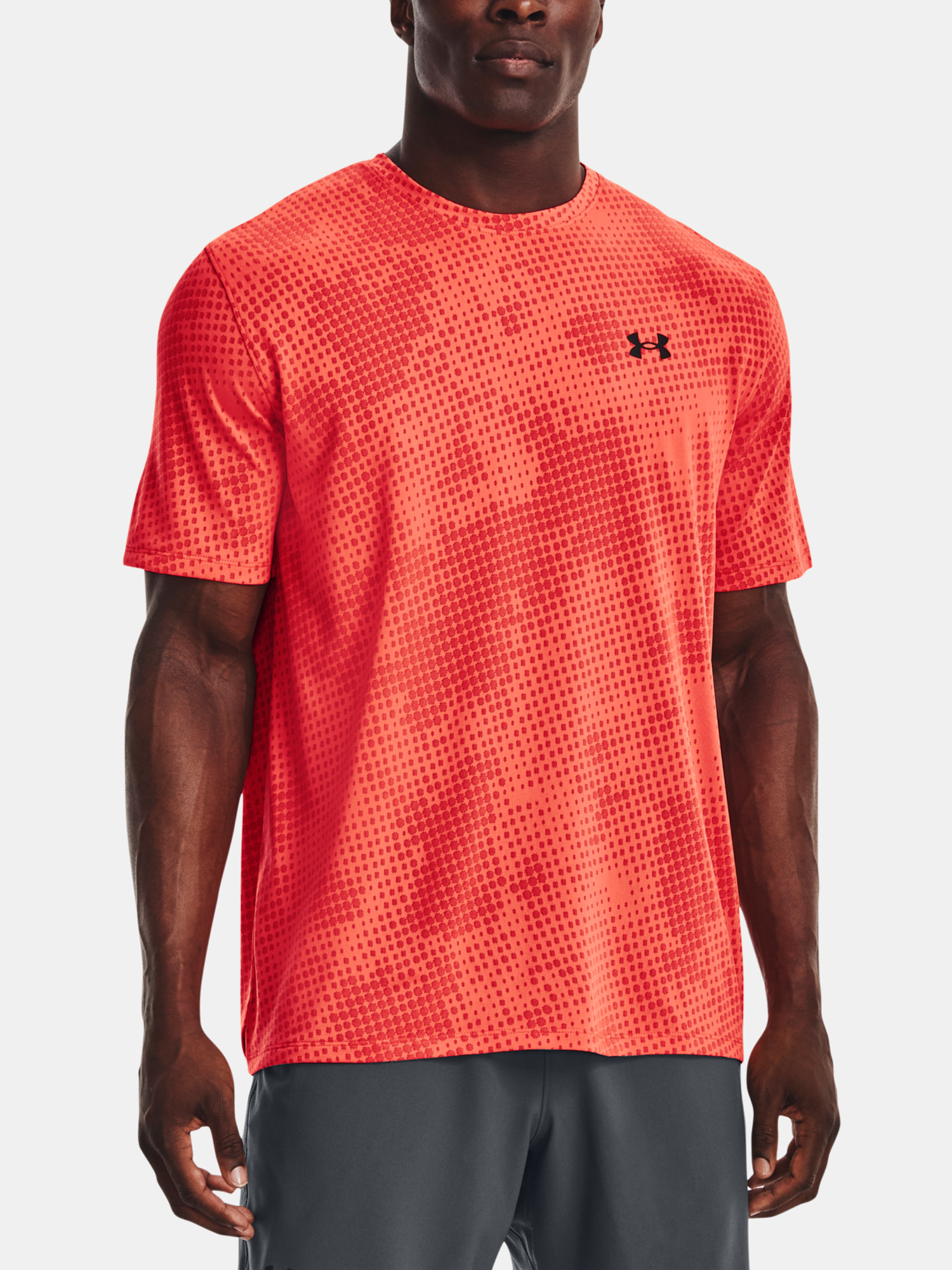Under Armour T-Shirt UA Training Vent Jacq SS-RED - Men