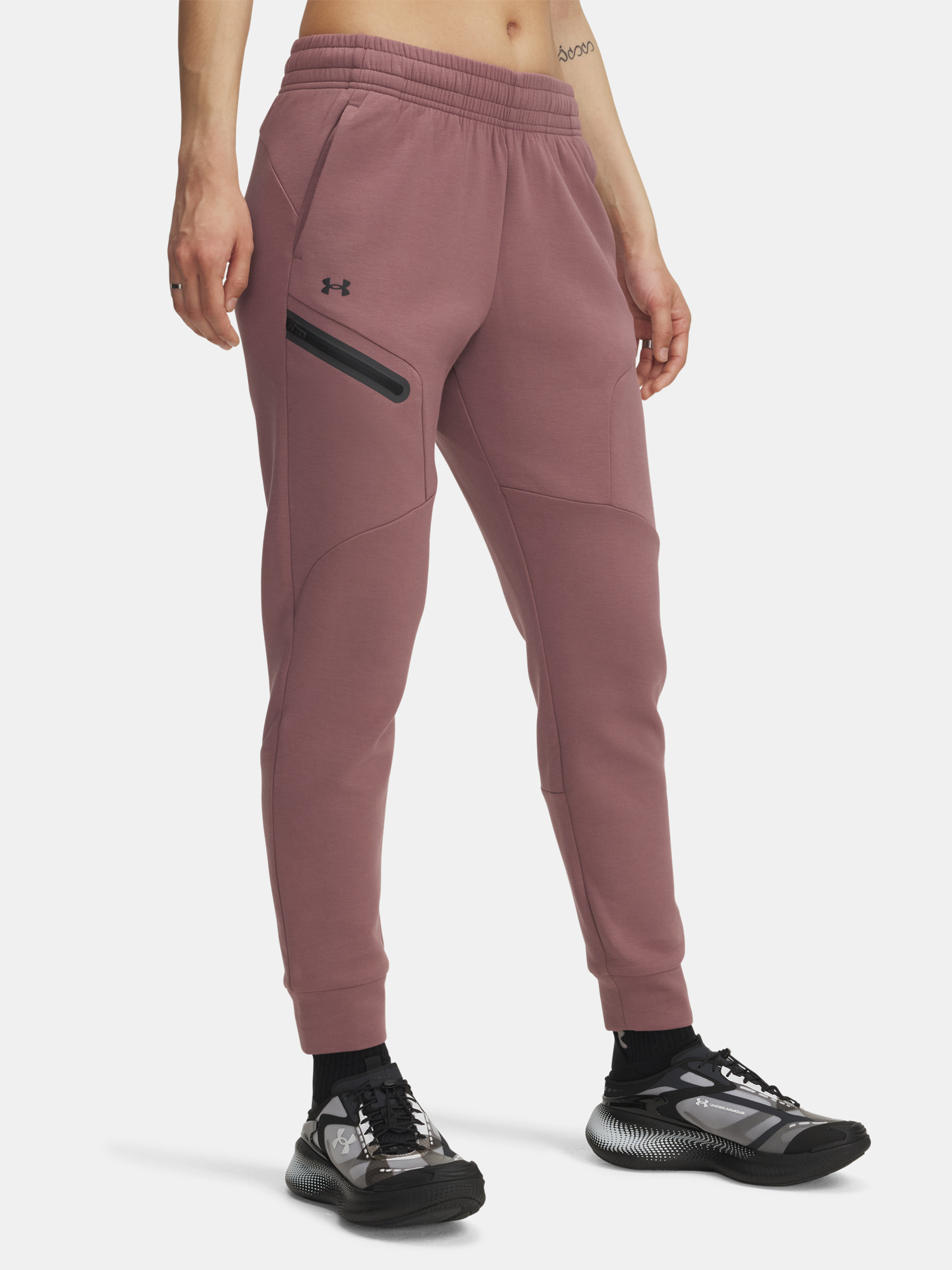 Womens sweatpants Under Armour Unstoppable Flc Jogger-BRN - Womens