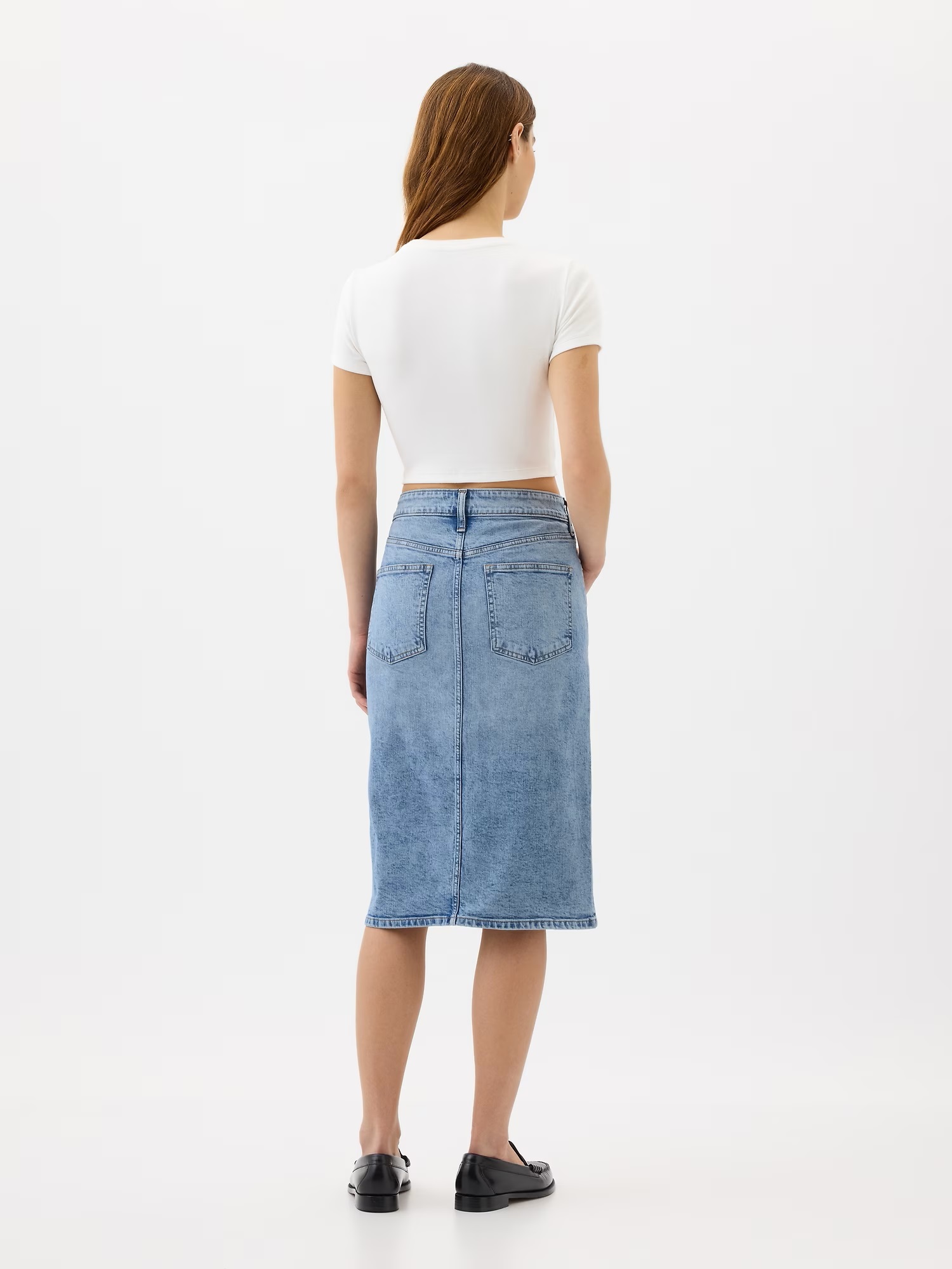 GAP Denim Midi Skirt - Women
