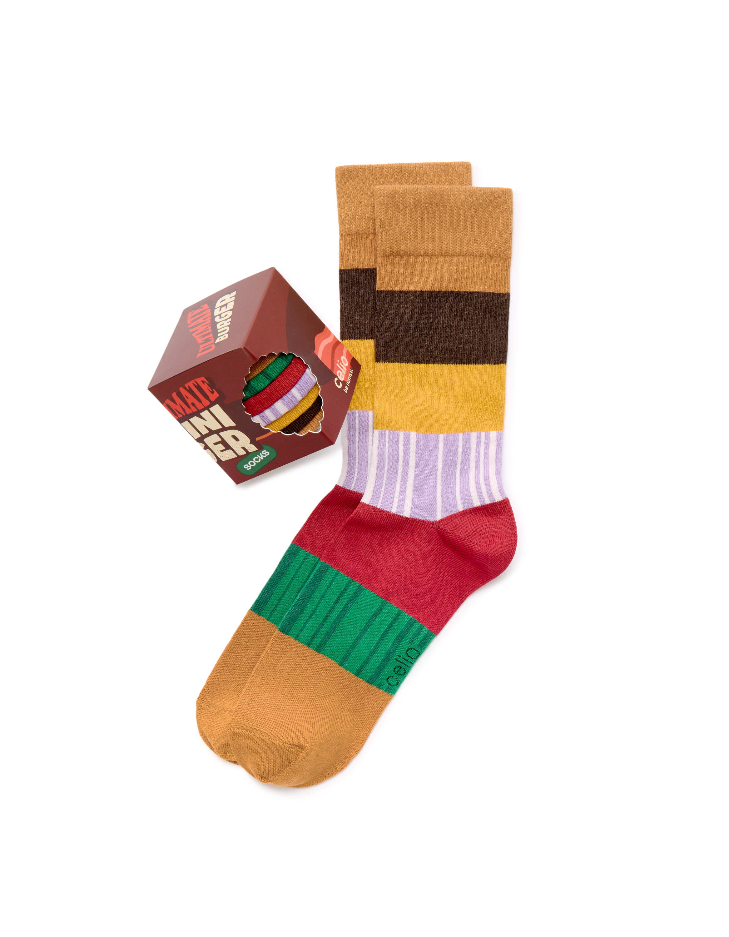 Celio Burger Socks Gift Pack - Men's