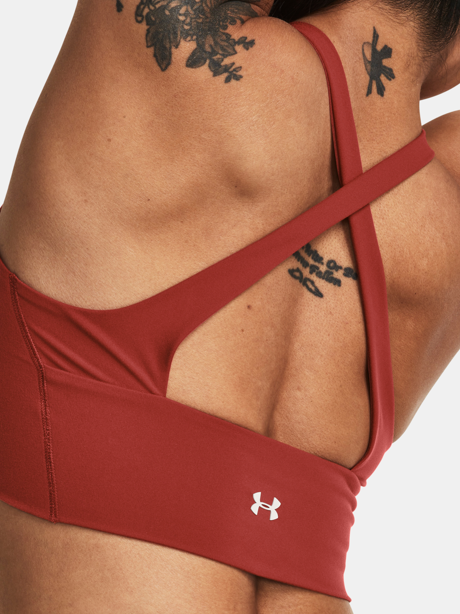 Under Armour Bra Pjt Rck LetsGo Crssover Top-RED - Women&#039;s