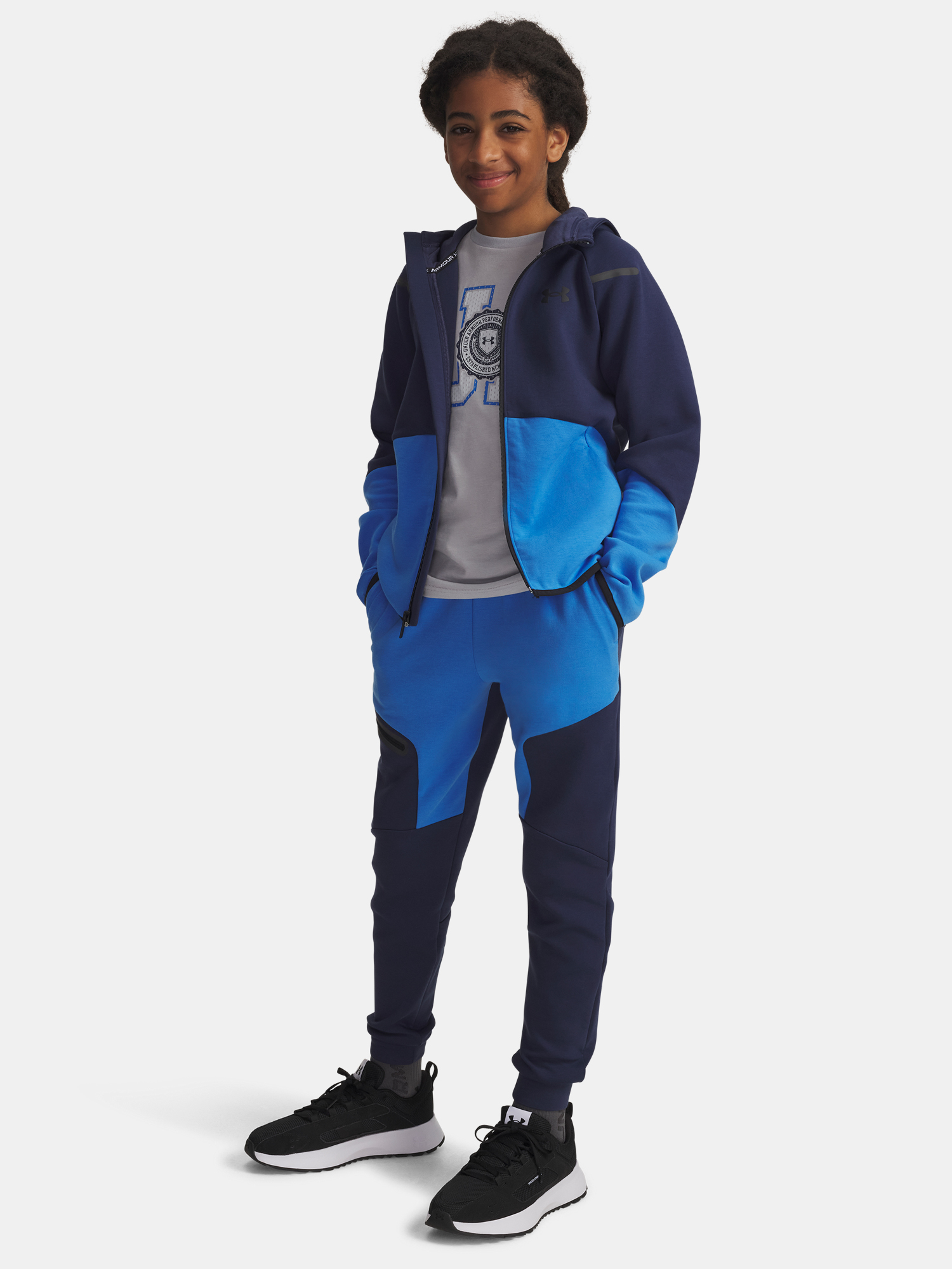 Under Armour UA B Unstoppable Flc Jogger-BLU Boys&#039; Sweatpants - Boys