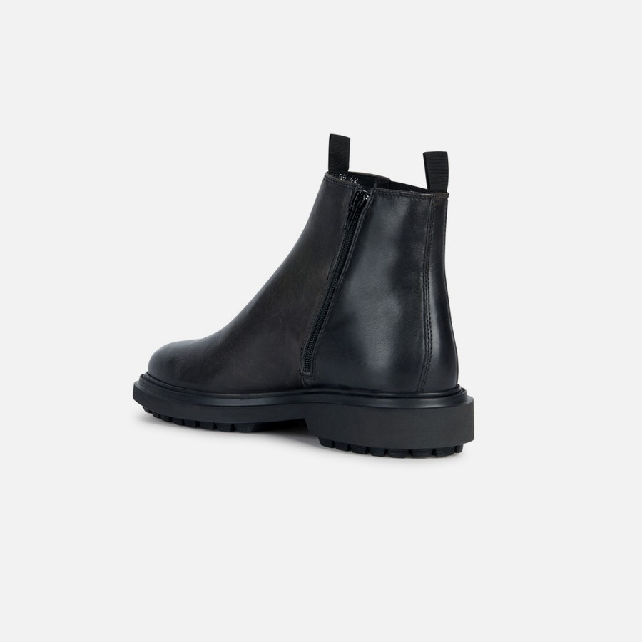 Black men&#039;s ankle boots Geox Faloria B Abx - Men