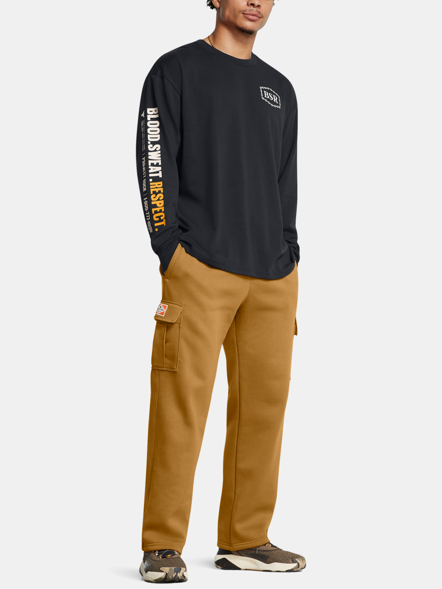 Under Armour Sweatpants Pjt Rck Icon Flc Pant Tools-YLW - Men's