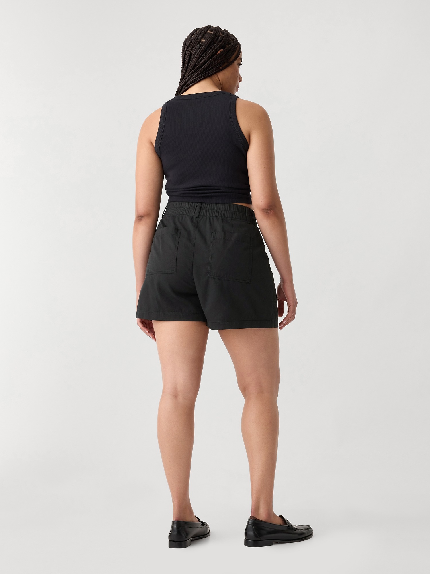 Pantaloni scurti pentru femei GAP - negru