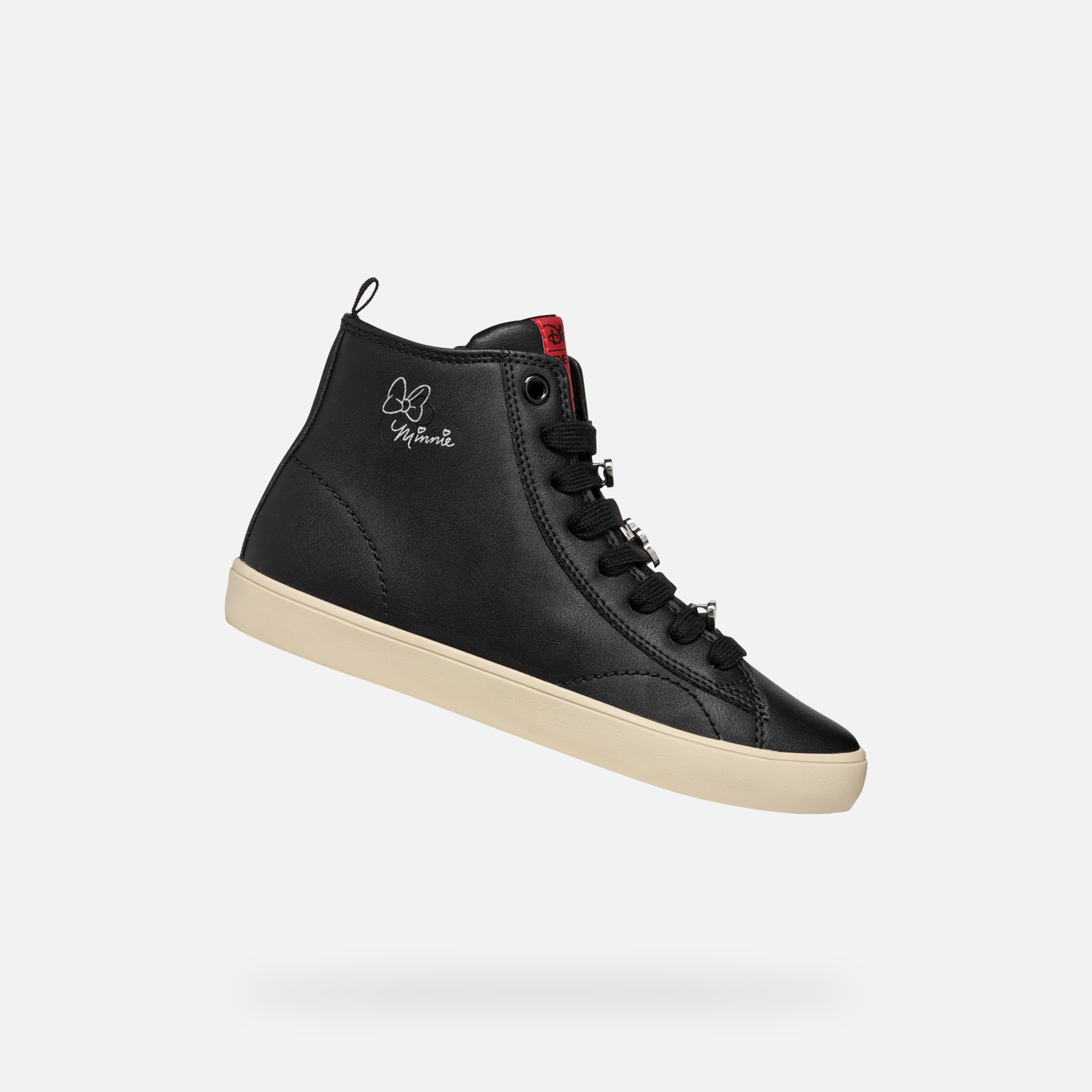 Čierne dievčenské členkové topánky Geox Gisli Girl