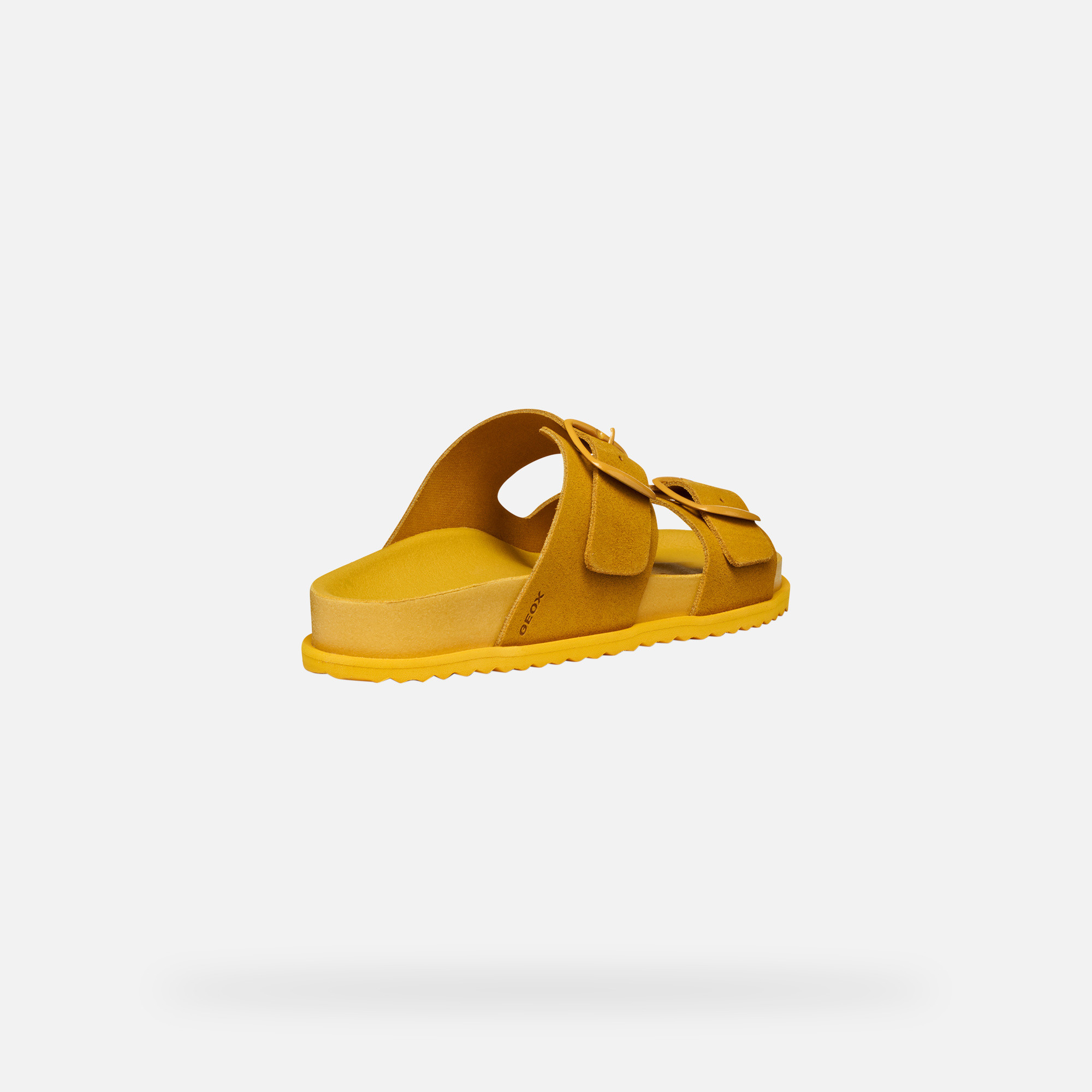 Yellow women's slippers Geox Sandybett - Women's