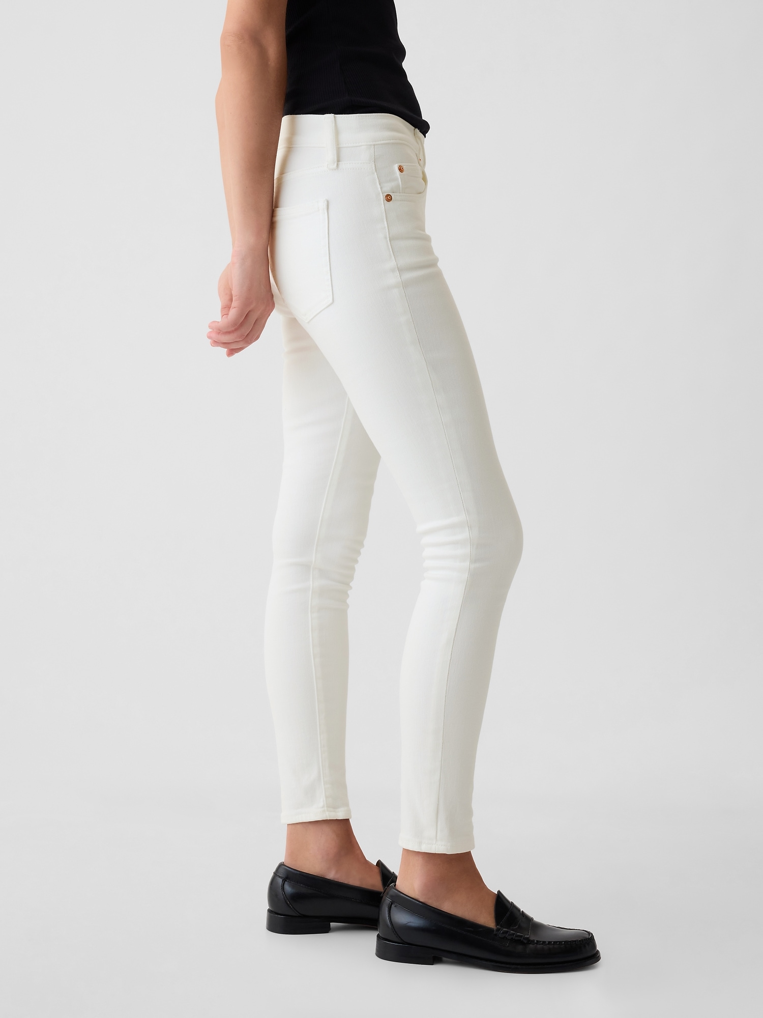 Marimi curvy pentru femei GAP - alb