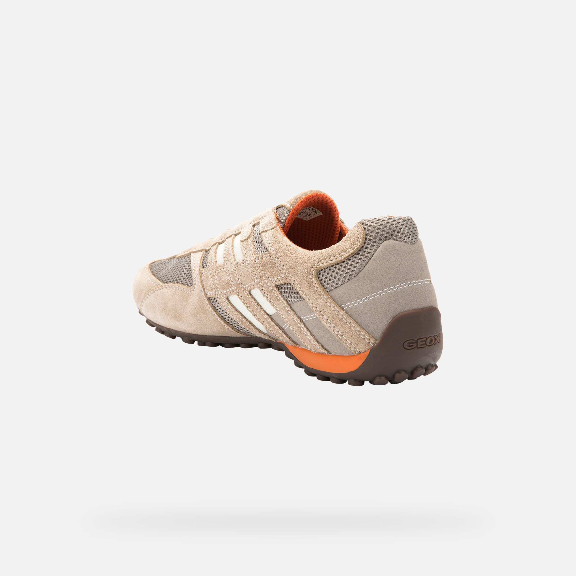 Beige men's sneakers Geox Snake - Men's