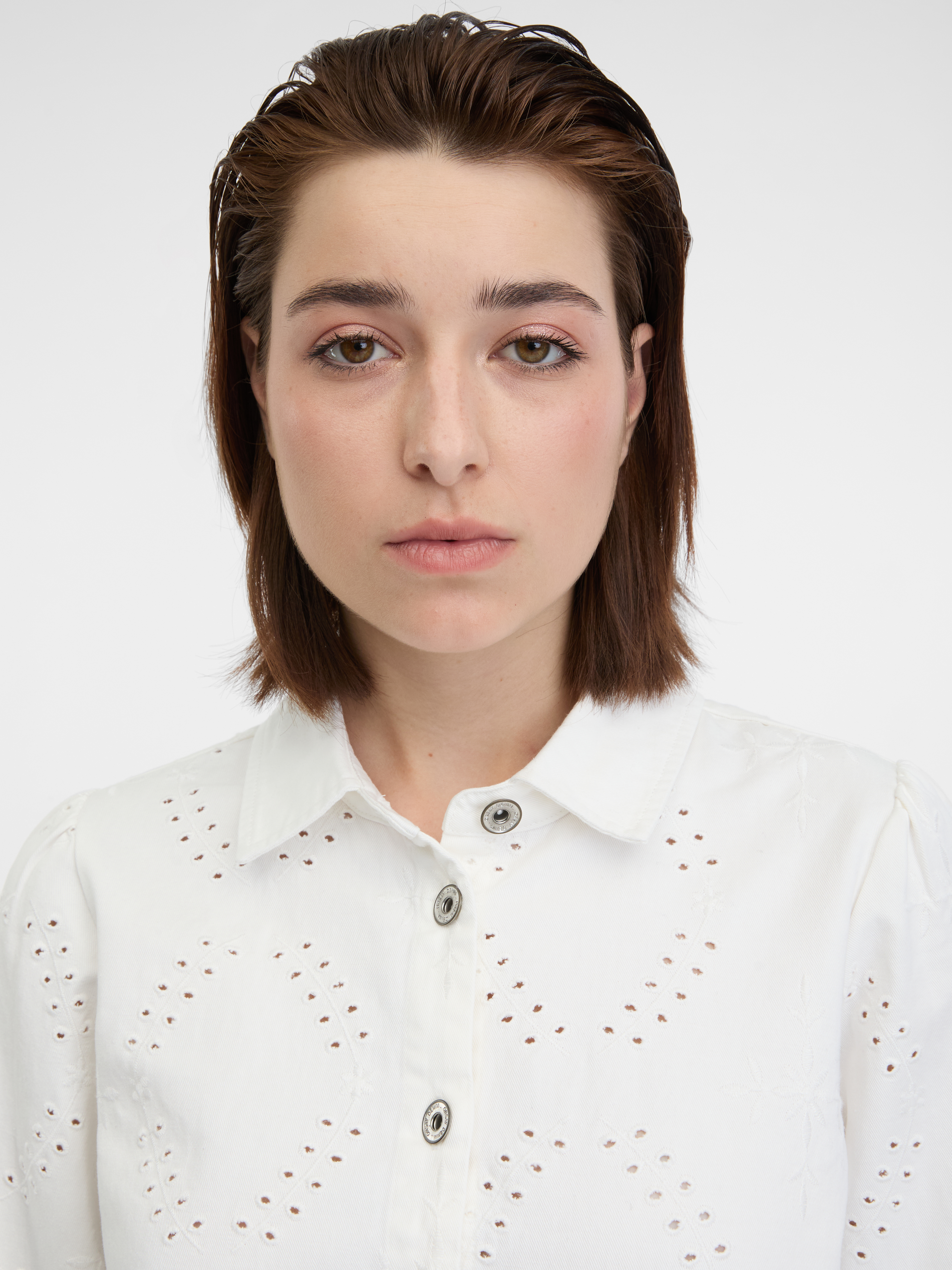 Rochii tip camasa pentru femei ORSAY - alb