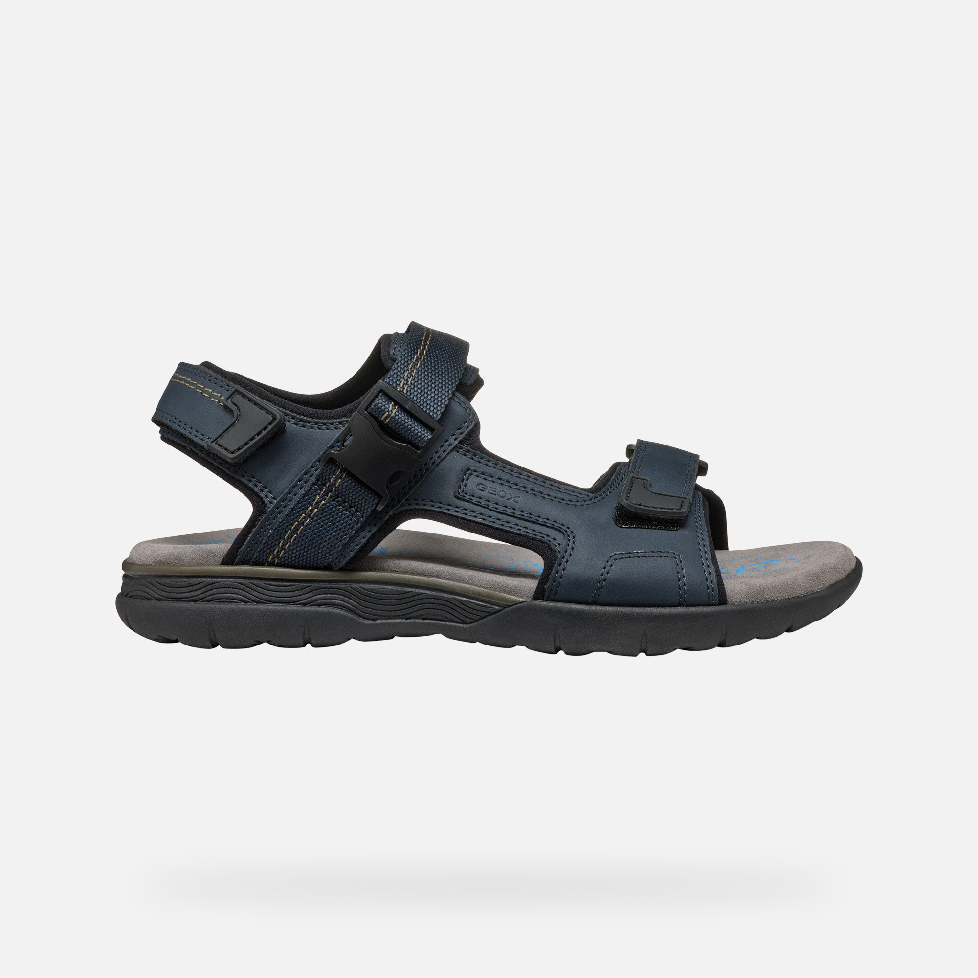 Dark blue men's sandals Geox Spherica EC5 - Men