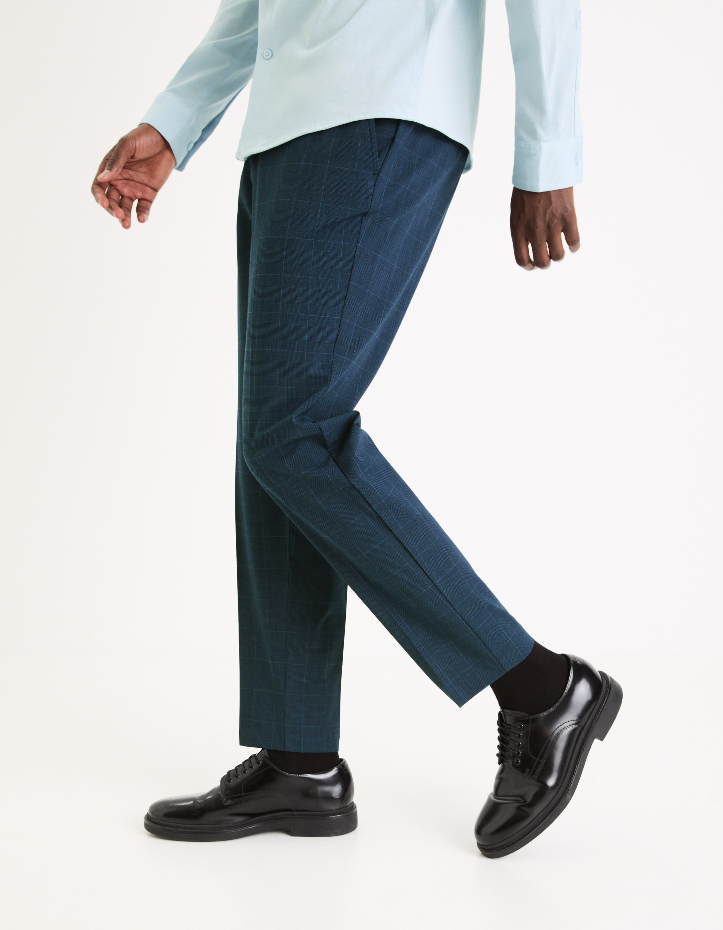 Pantaloni casual pentru barbati Celio - albastru inchis