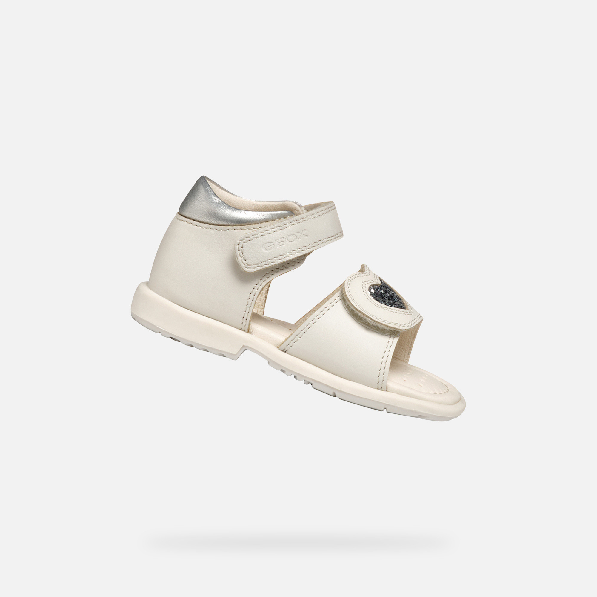Бели сандали за момичета Geox Verred