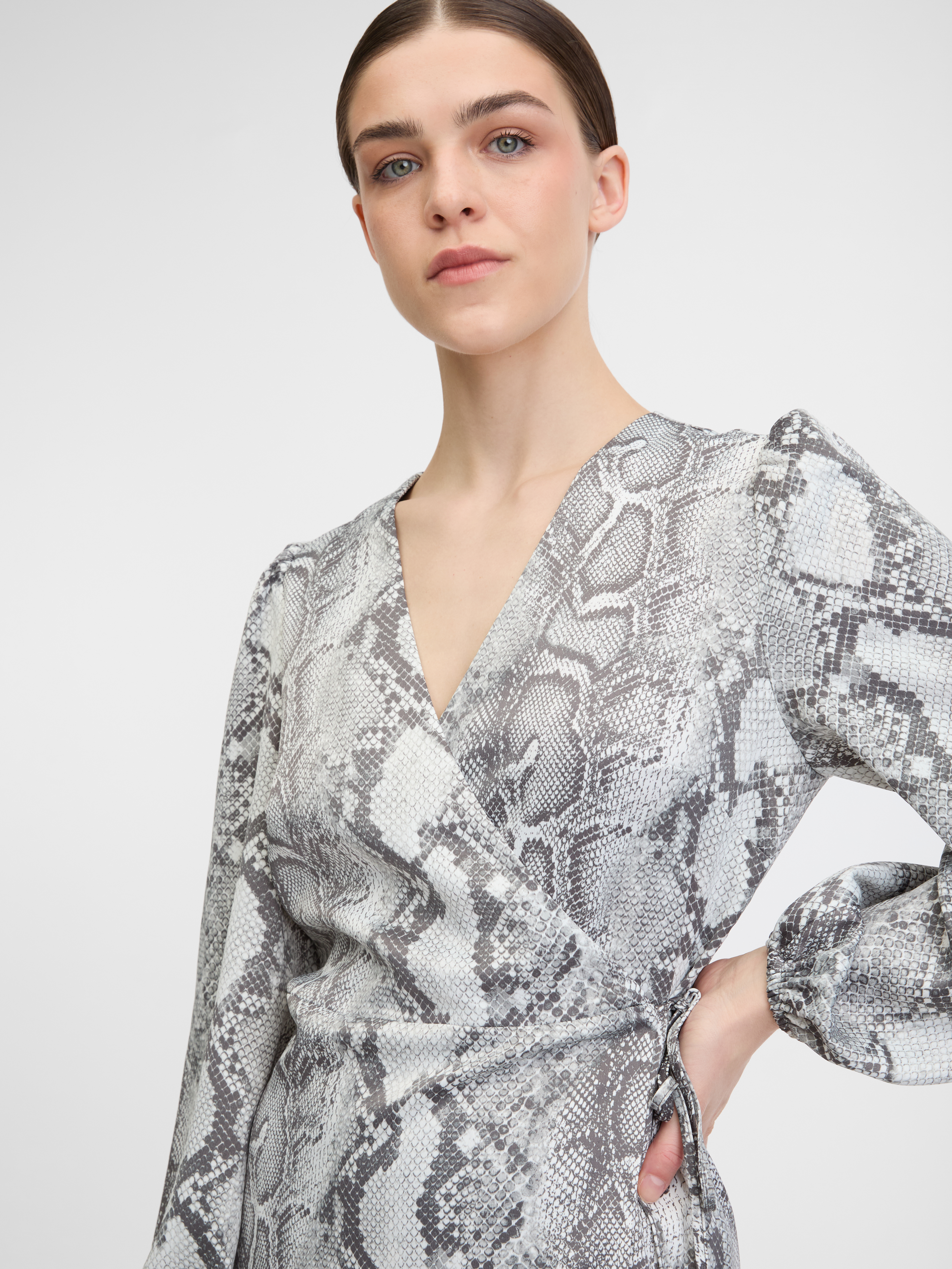 Orsay Black and white women's dress - Women's