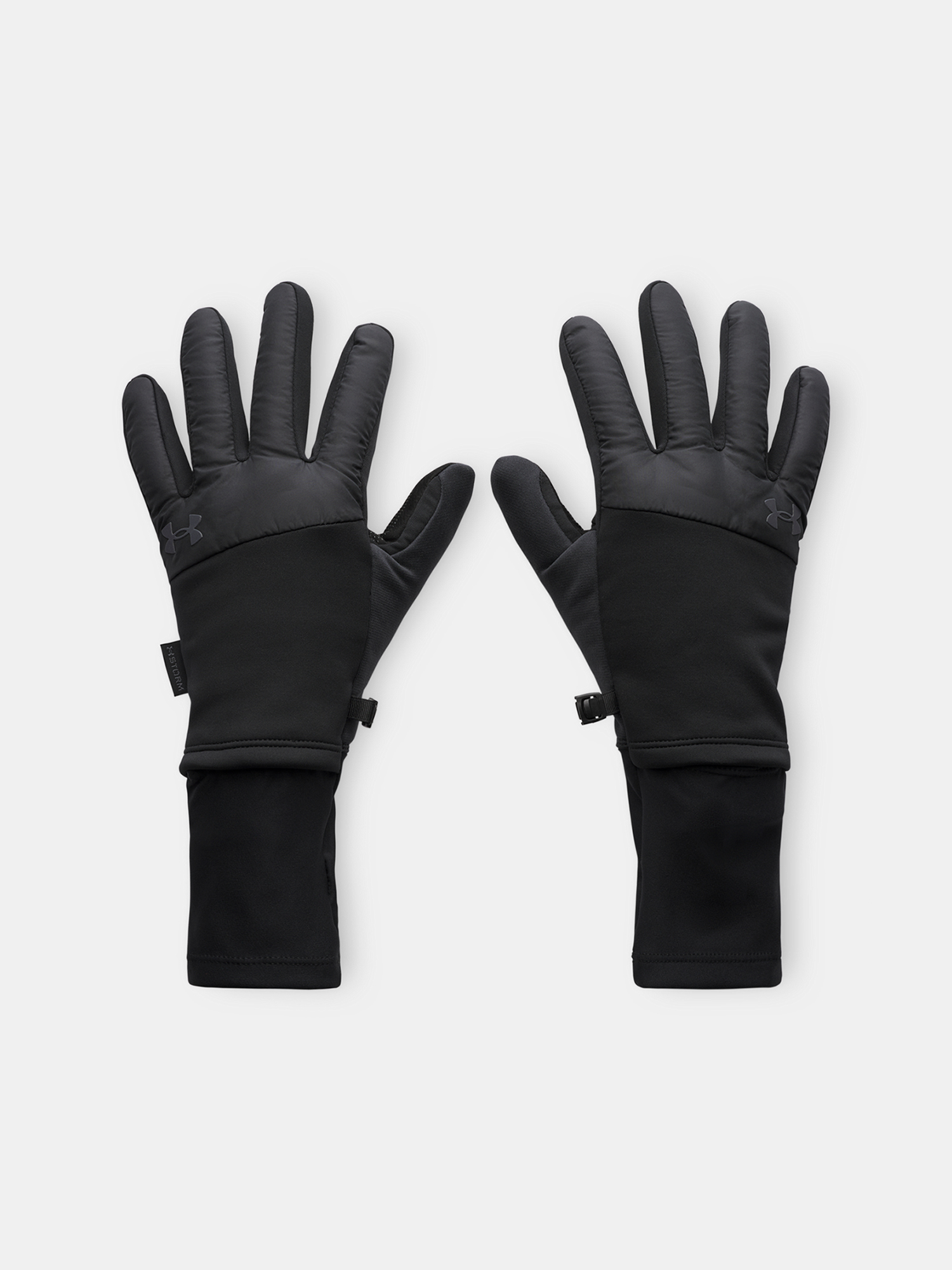 Mens gloves Under Armour Ms Storm Fleece Run Gloves-BLK - Mens