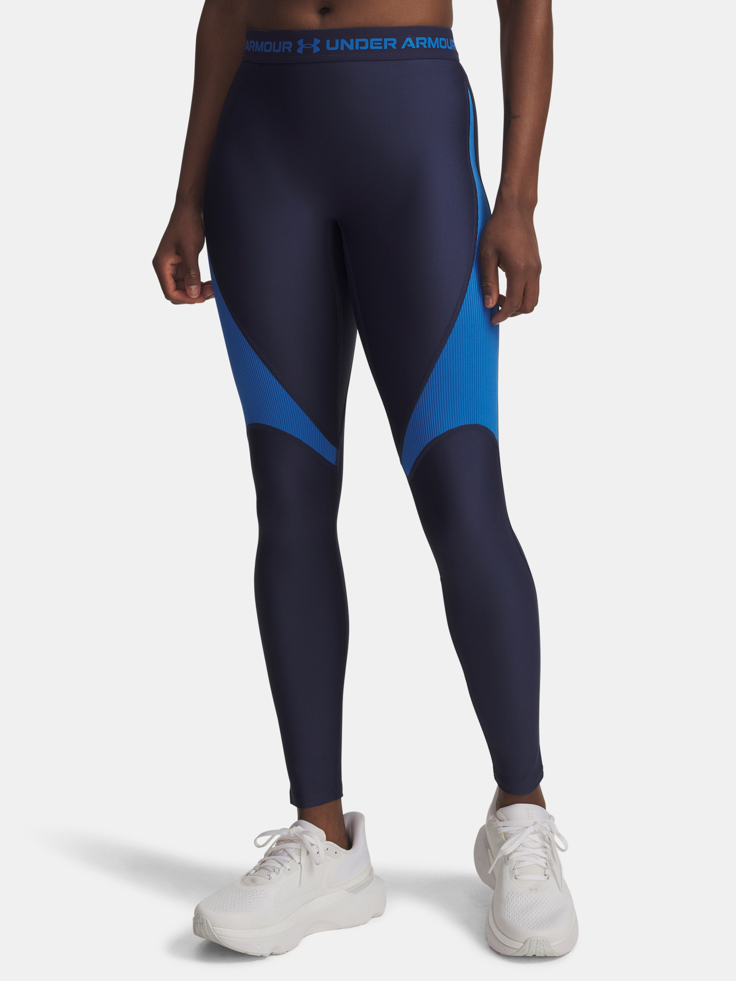 Womens leggings Under Armour UA HG Rib Legging-BLU - Womens