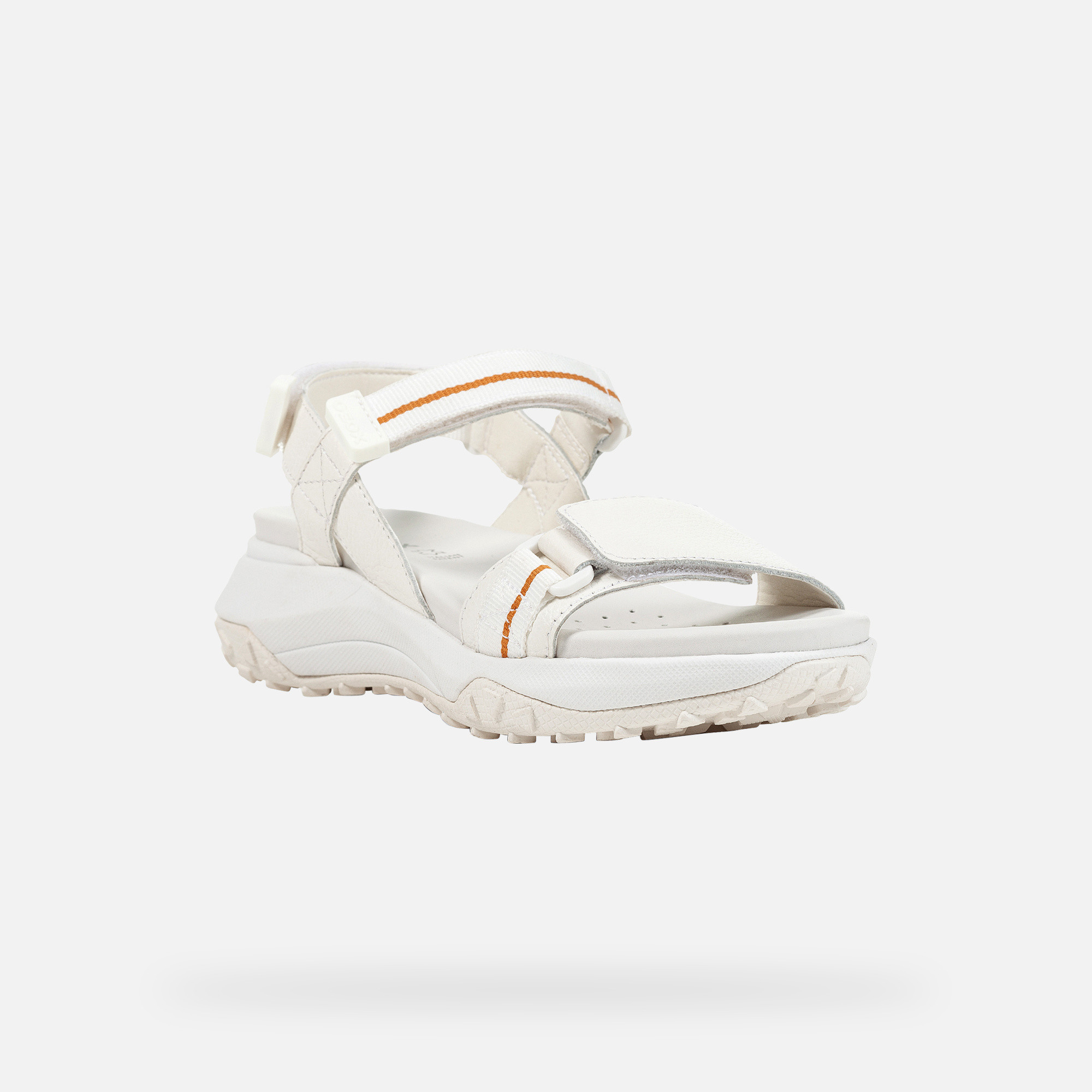 White women's sandals Geox Sorapis + Grip - Women