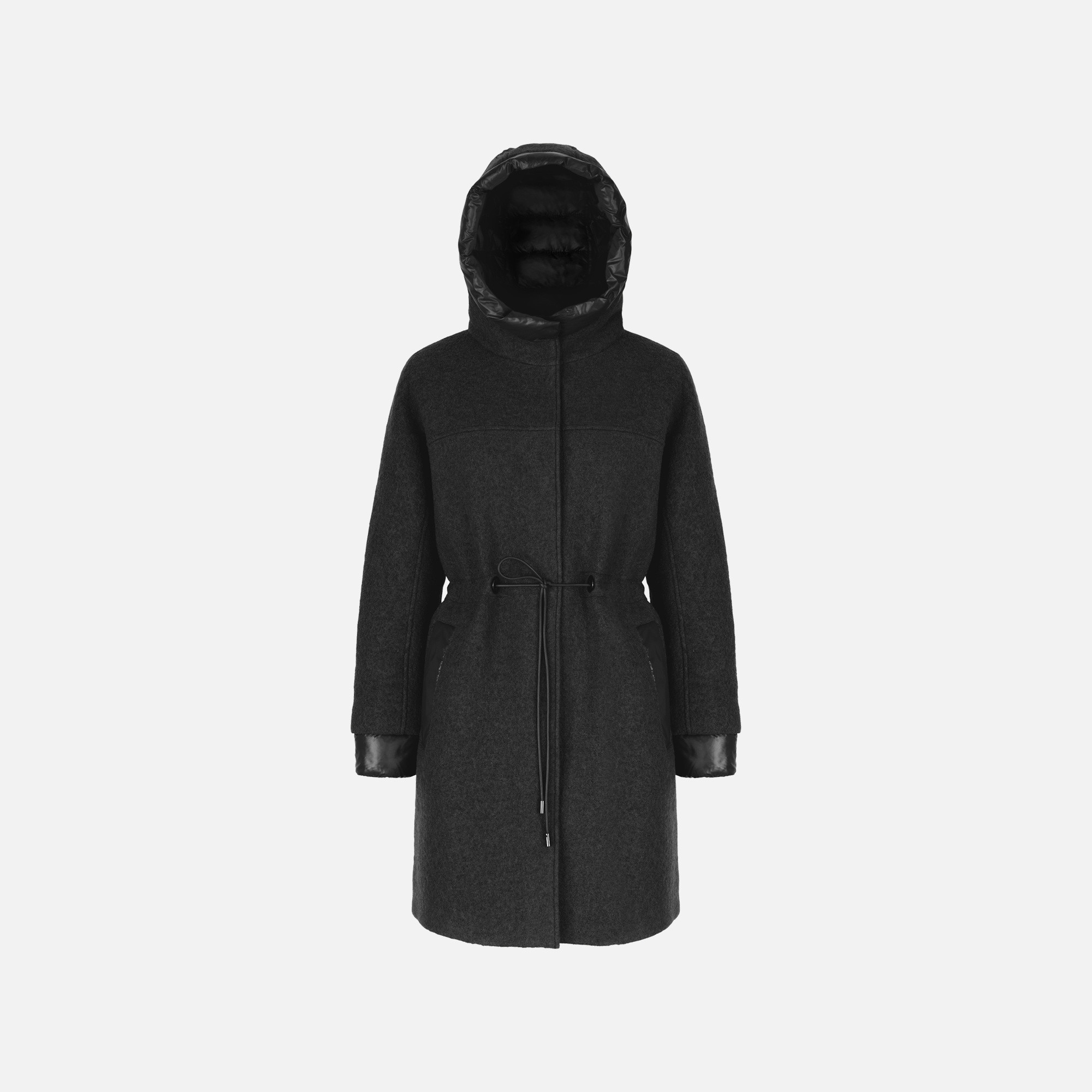 Dark Grey Women's Coat Geox Kleopy - Women's