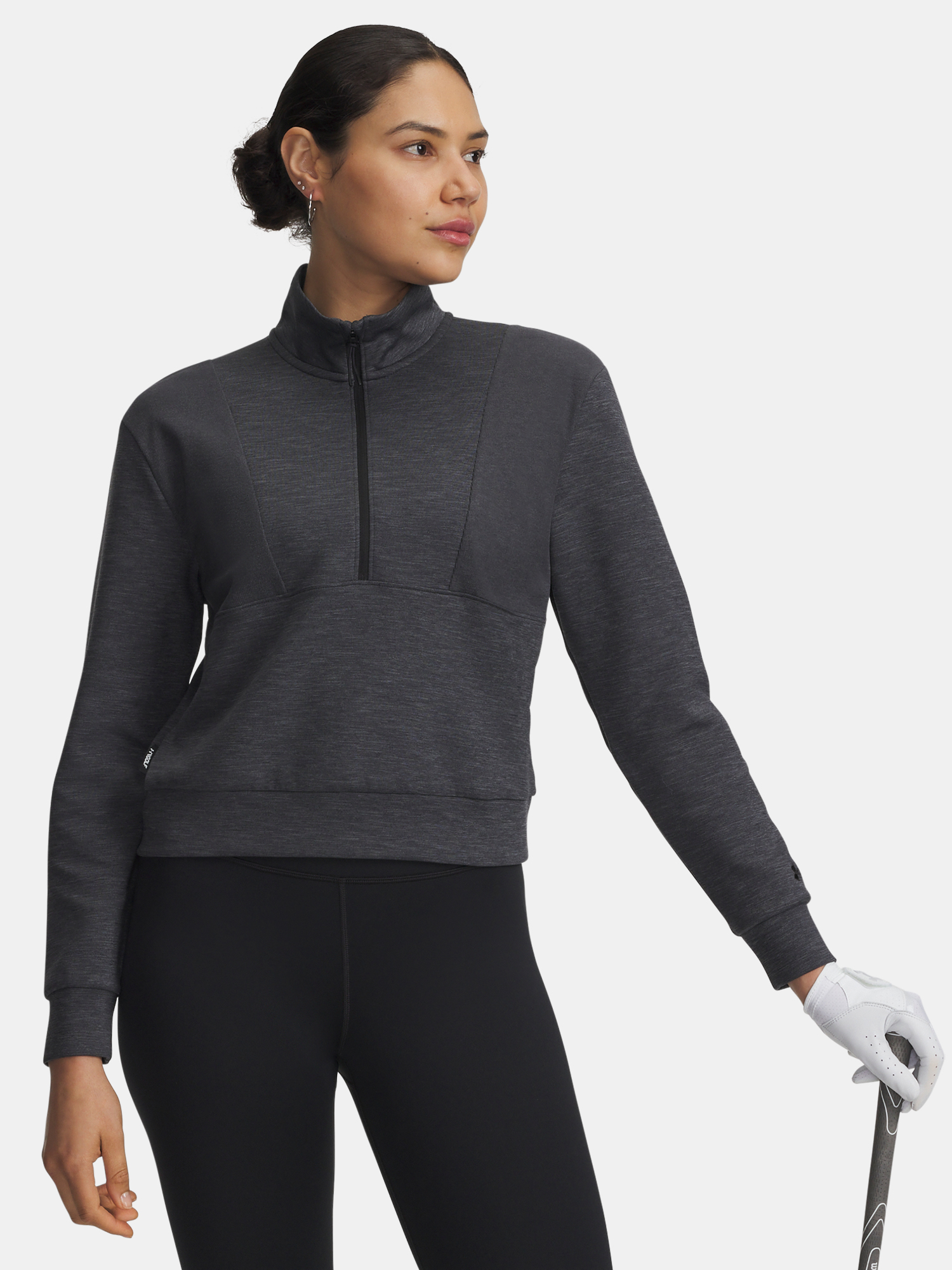 Women&#039;s sweatshirt Under Armour UA Drive Midlayer Pullover-BLK - Women&#039;s