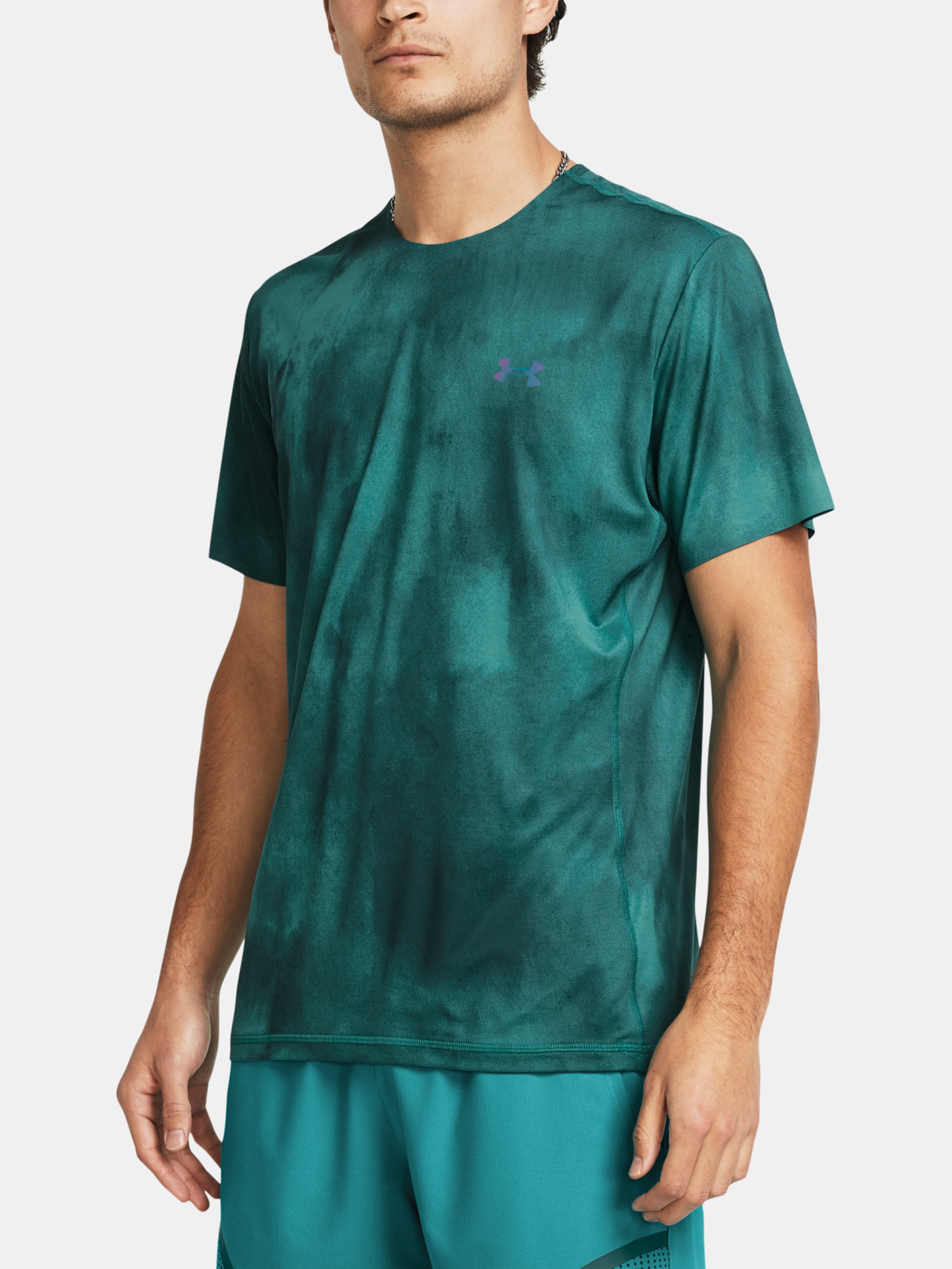 Under Armour T-Shirt Vanish Elite Vent Prtd SS-BLU - Men's