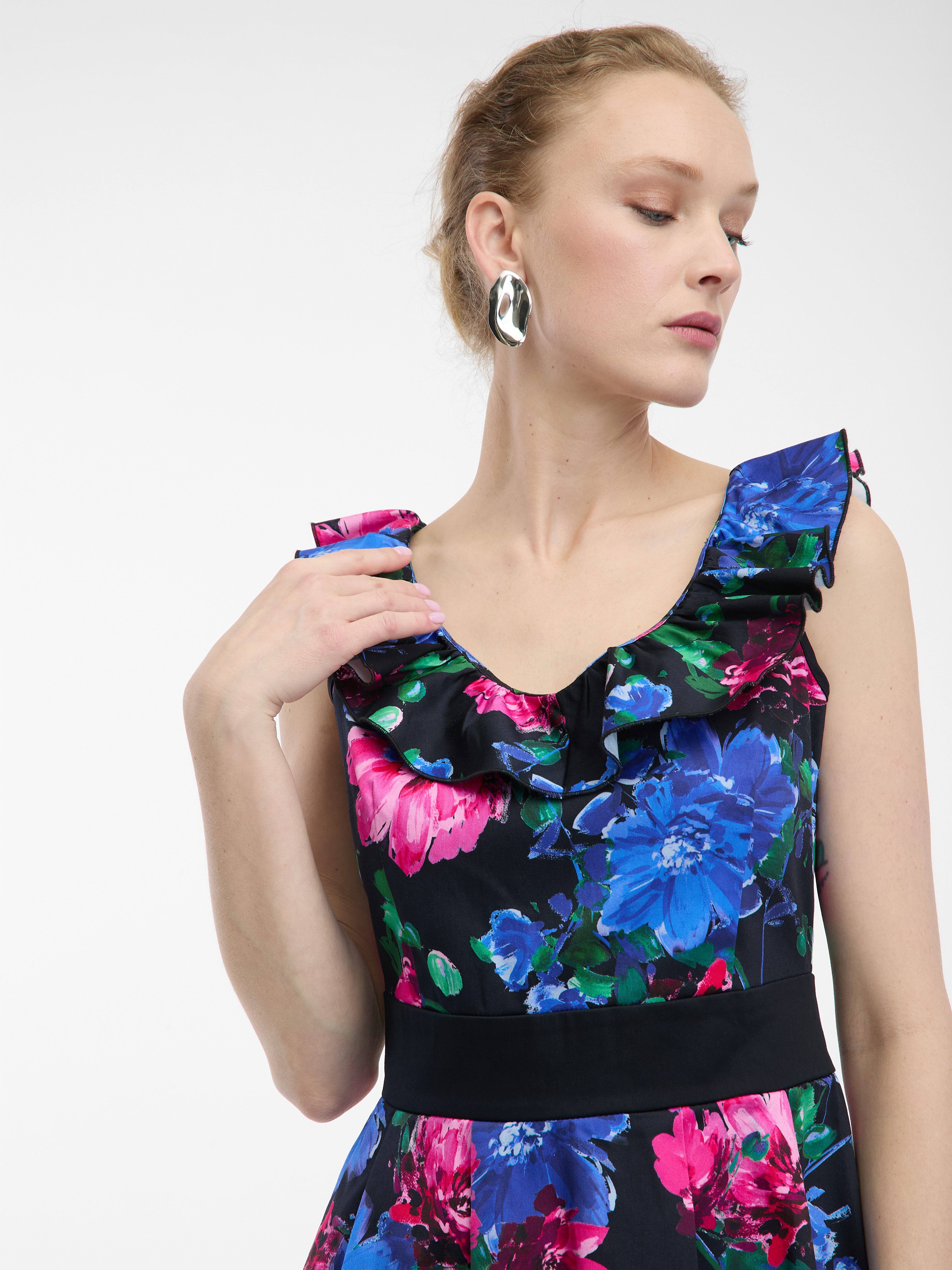 Marimi curvy pentru femei ORSAY - albastru, roz inchis