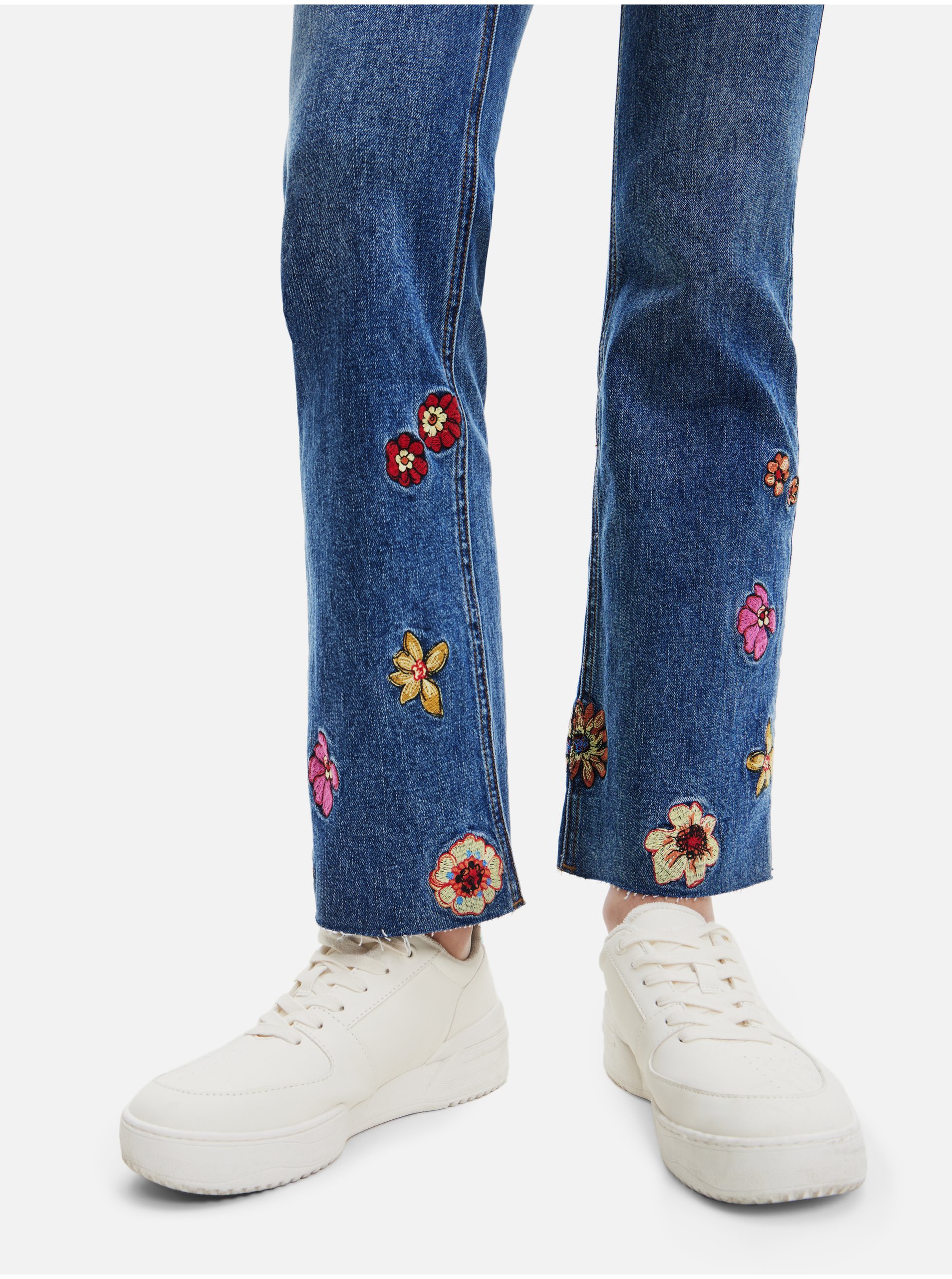 Flared, Bootcut pentru femei Desigual - albastru