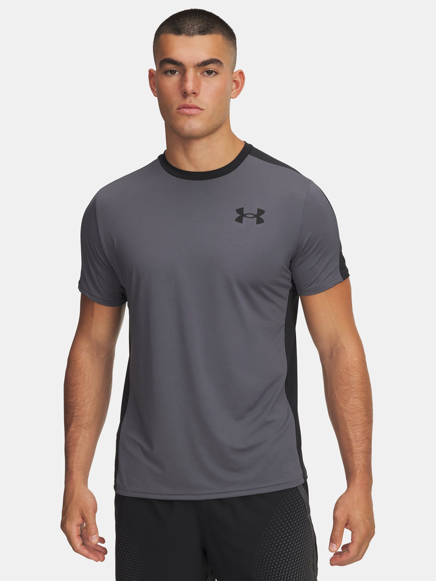 Men's T-shirt Under Armour UA HG Wordmark SS-GRY - Men's