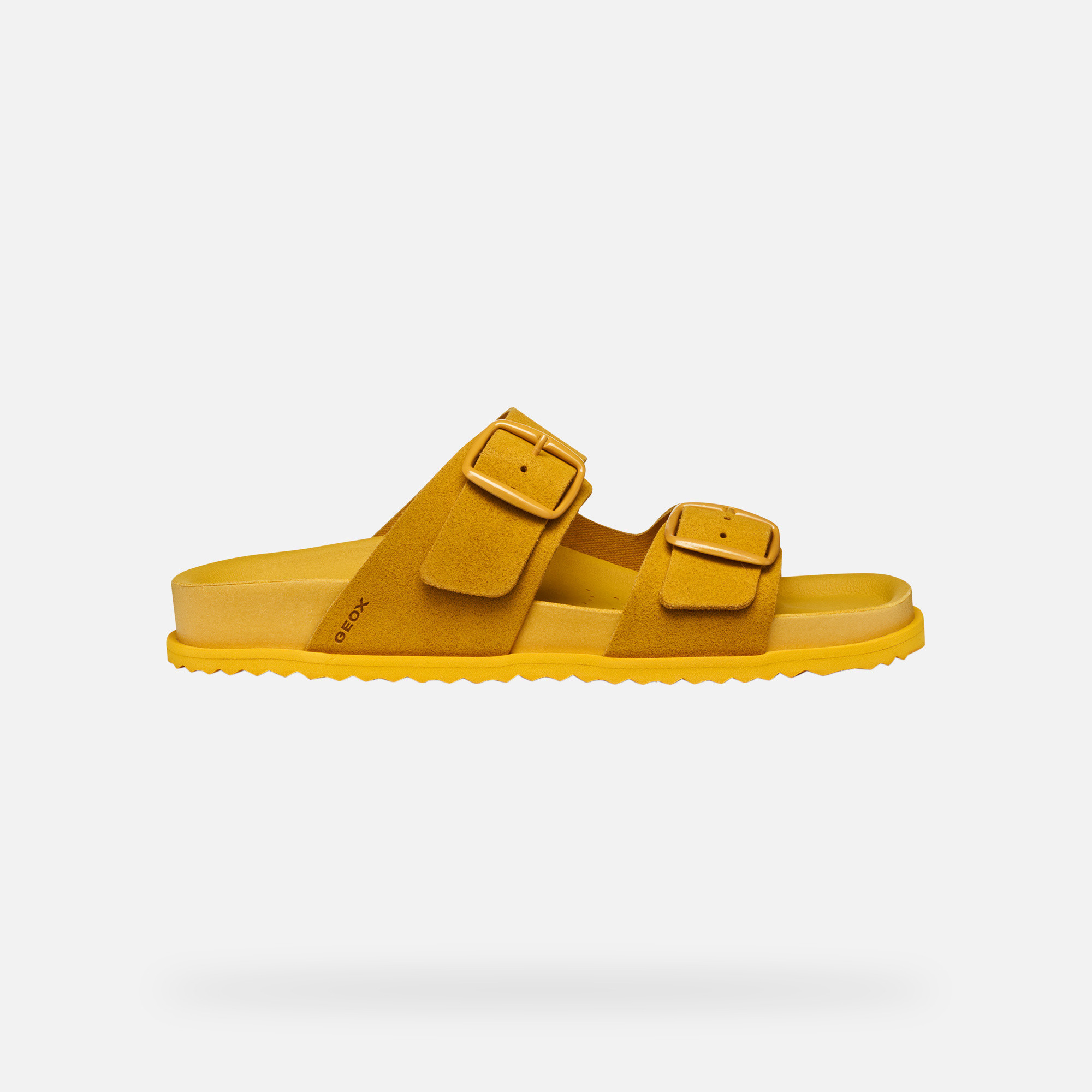 Yellow women's slippers Geox Sandybett - Women's