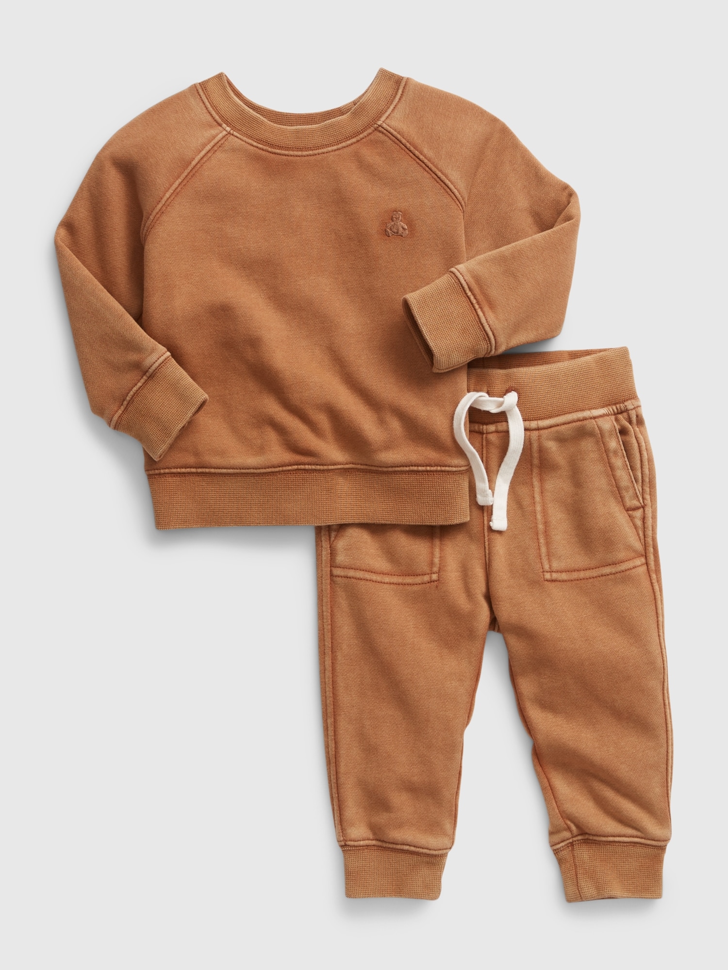GAP Baby Outfit Set Sweatshirt And Sweatpants - Boys