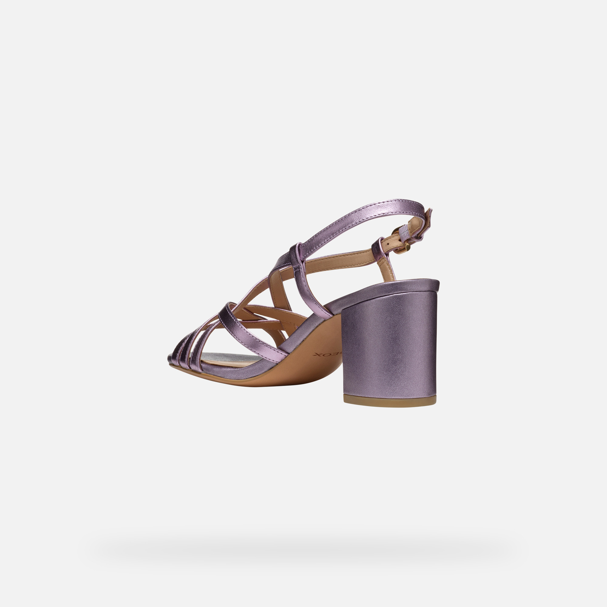 Purple women's sandals Geox Virnilisa 65 S - Women's