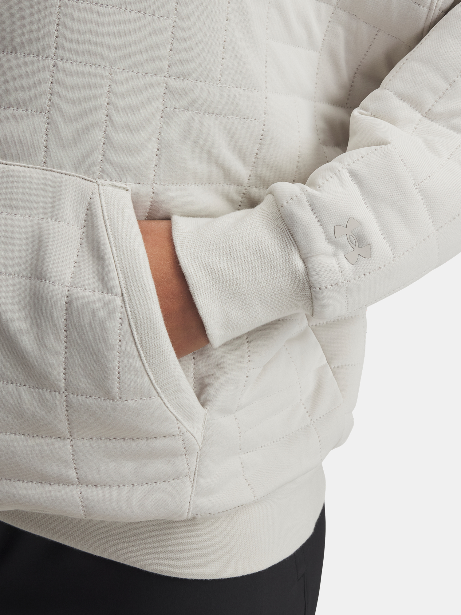 Women's sweatshirt Under Armour Unstoppable Flc Txtr Hoodie-WHT - Women's