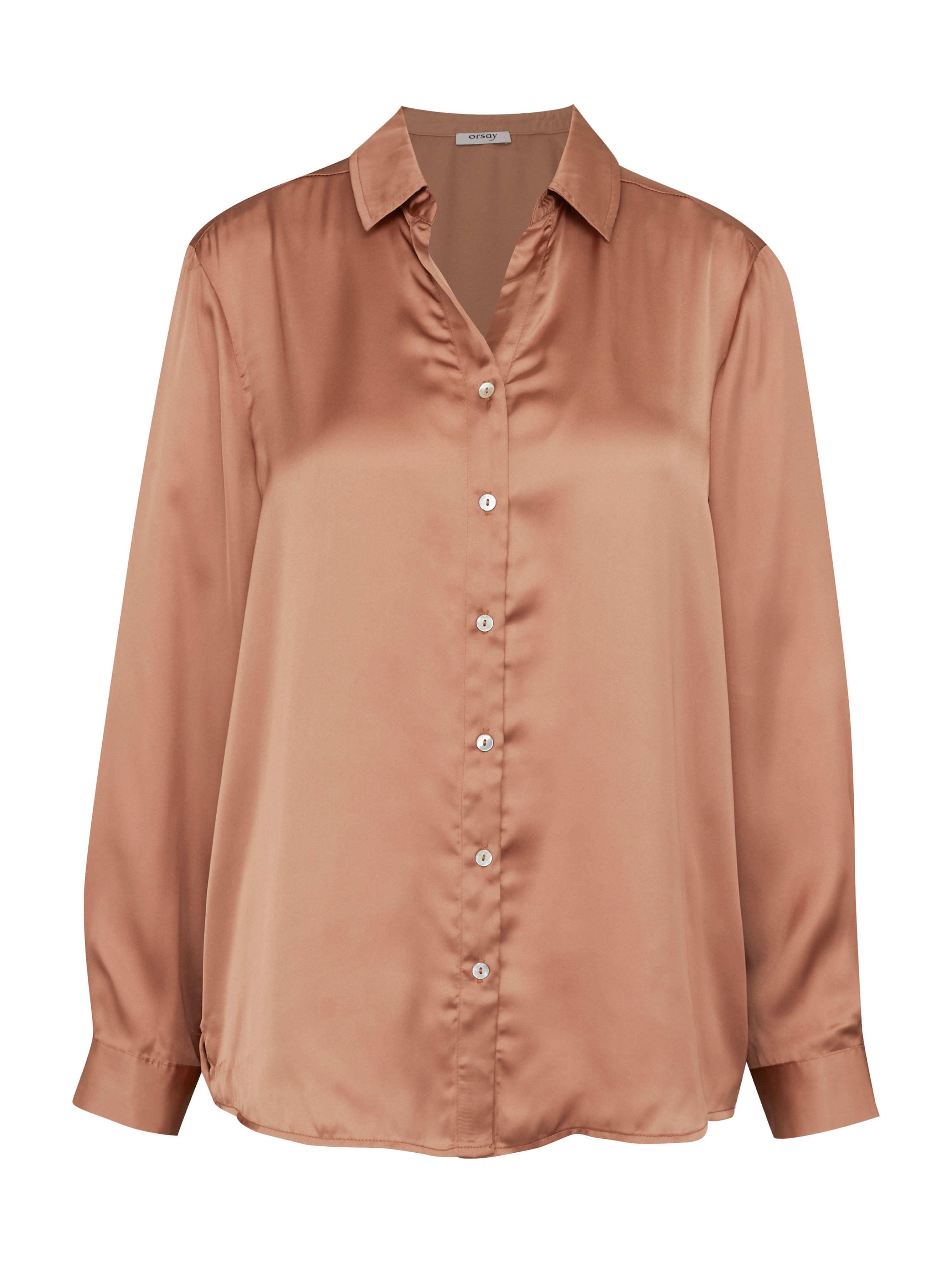 Light brown women&#039;s shirt with collar ORSAY - Women&#039;s