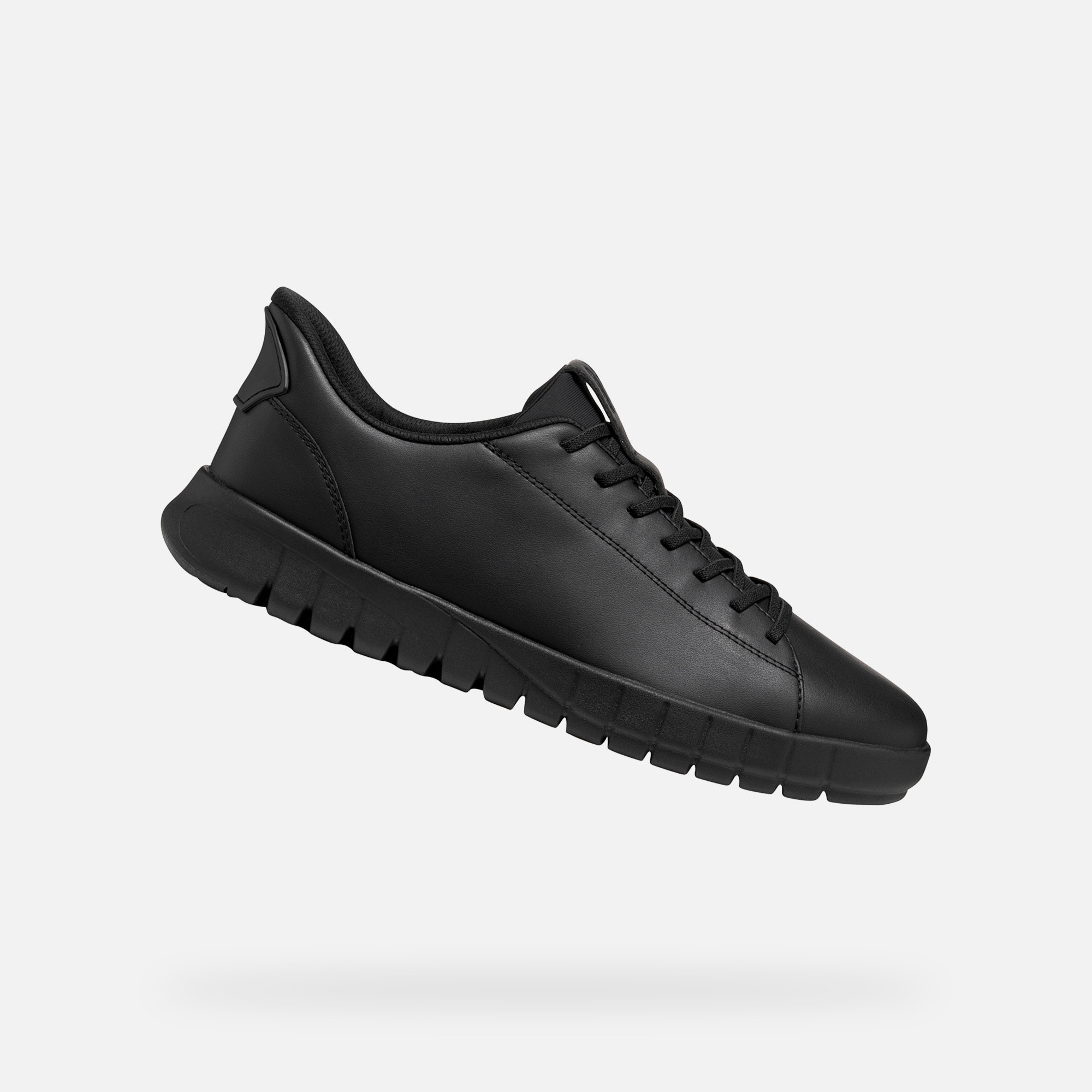 Black mens sneakers Geox Flextride Plus - Men