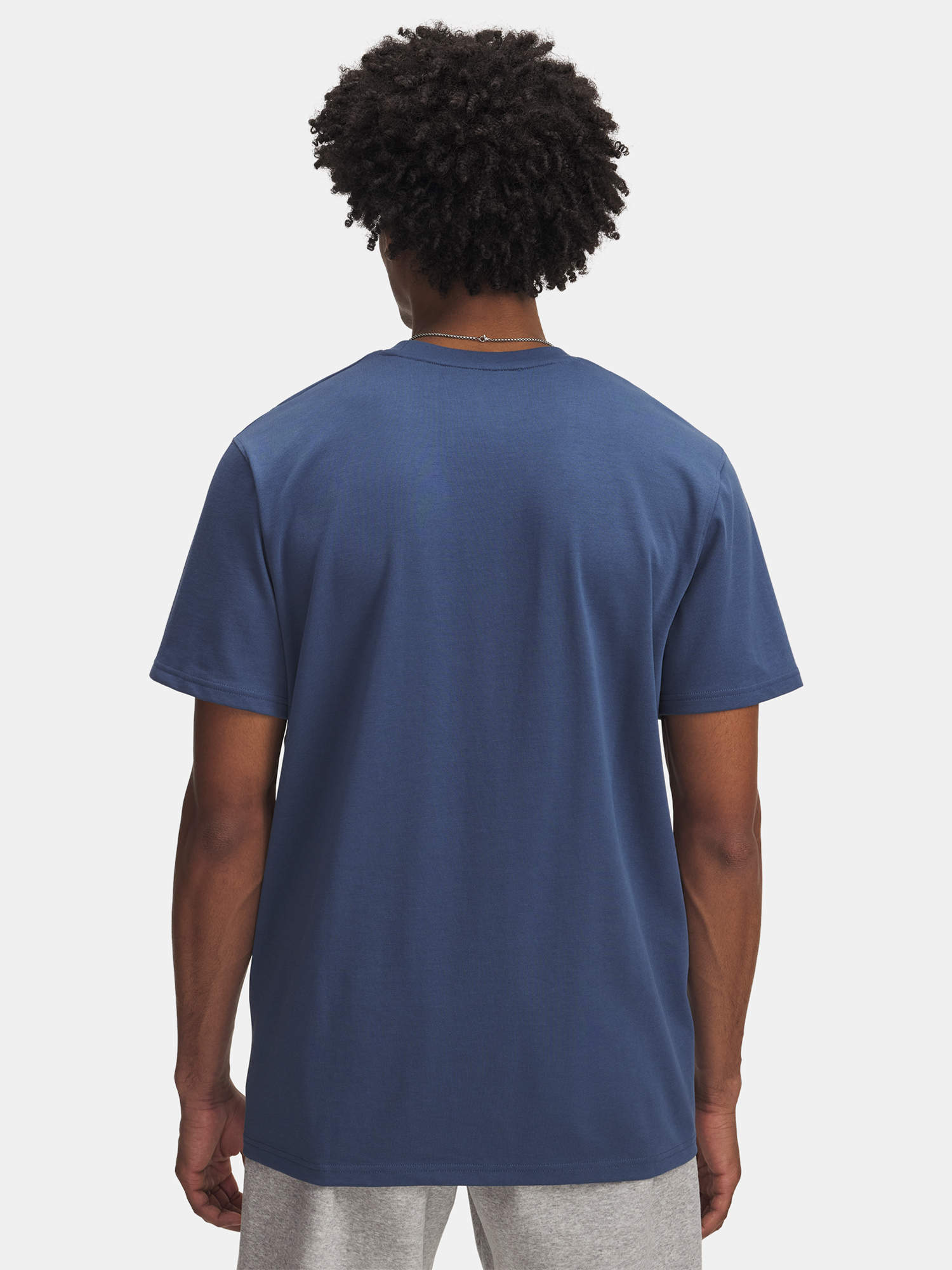 Men's Under Armour UA HW LC PATCH SS-BLU - Men's T-Shirt