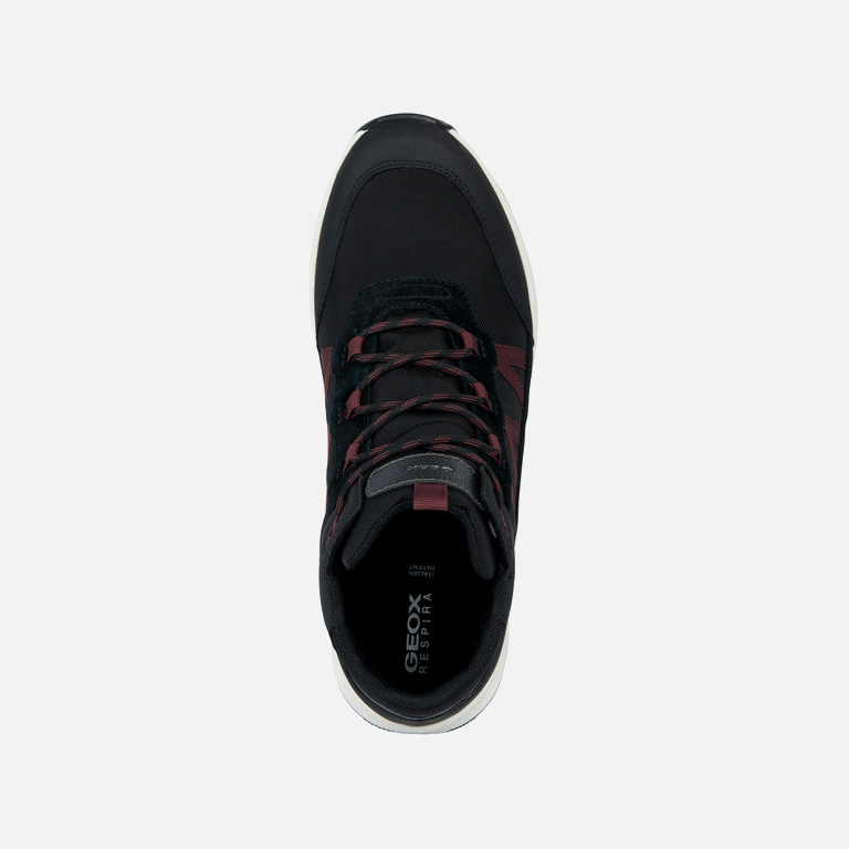 Black women's sneakers Geox Braies ABX - Women's