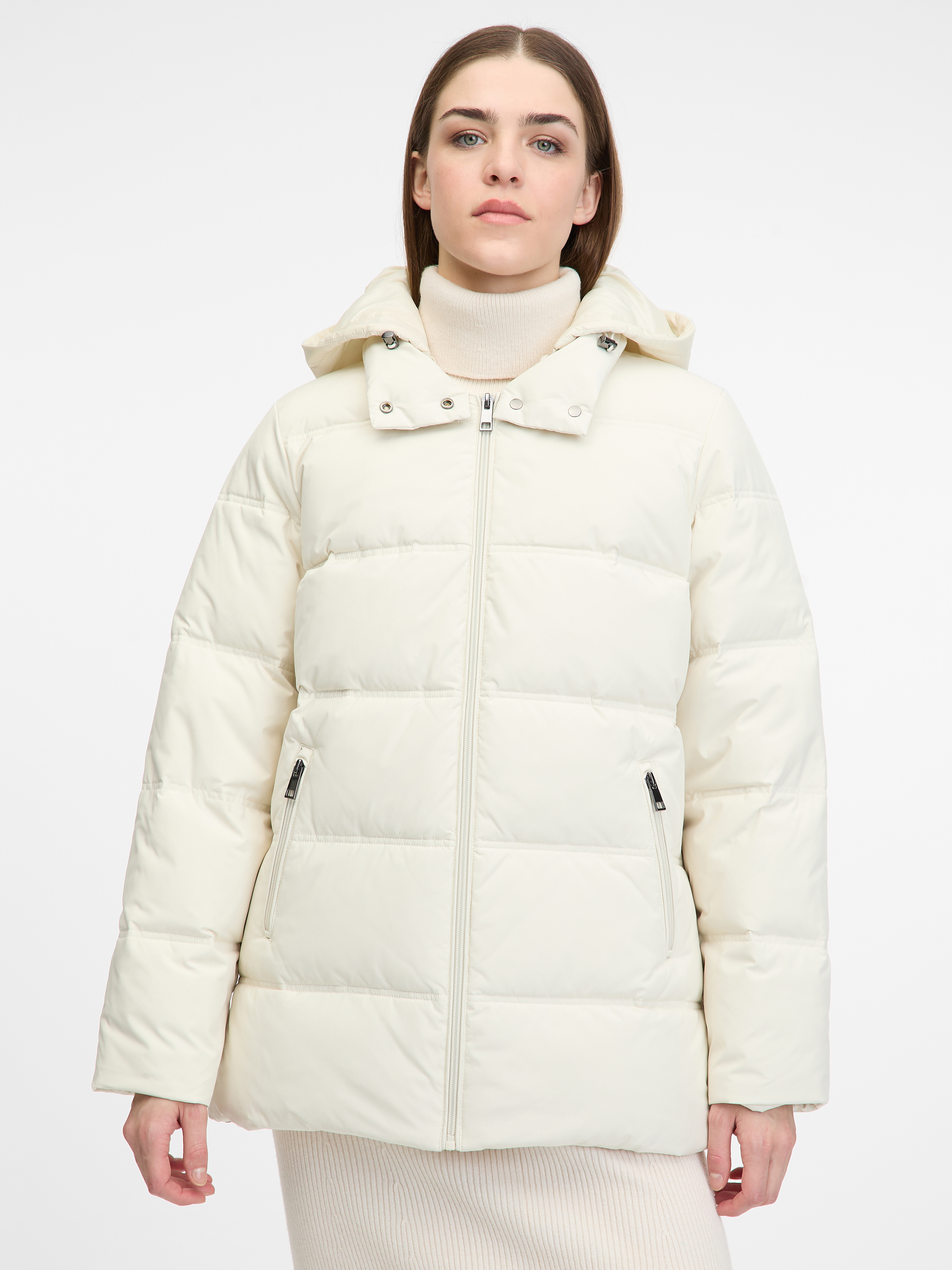 Beige women's down jacket ORSAY - Women's