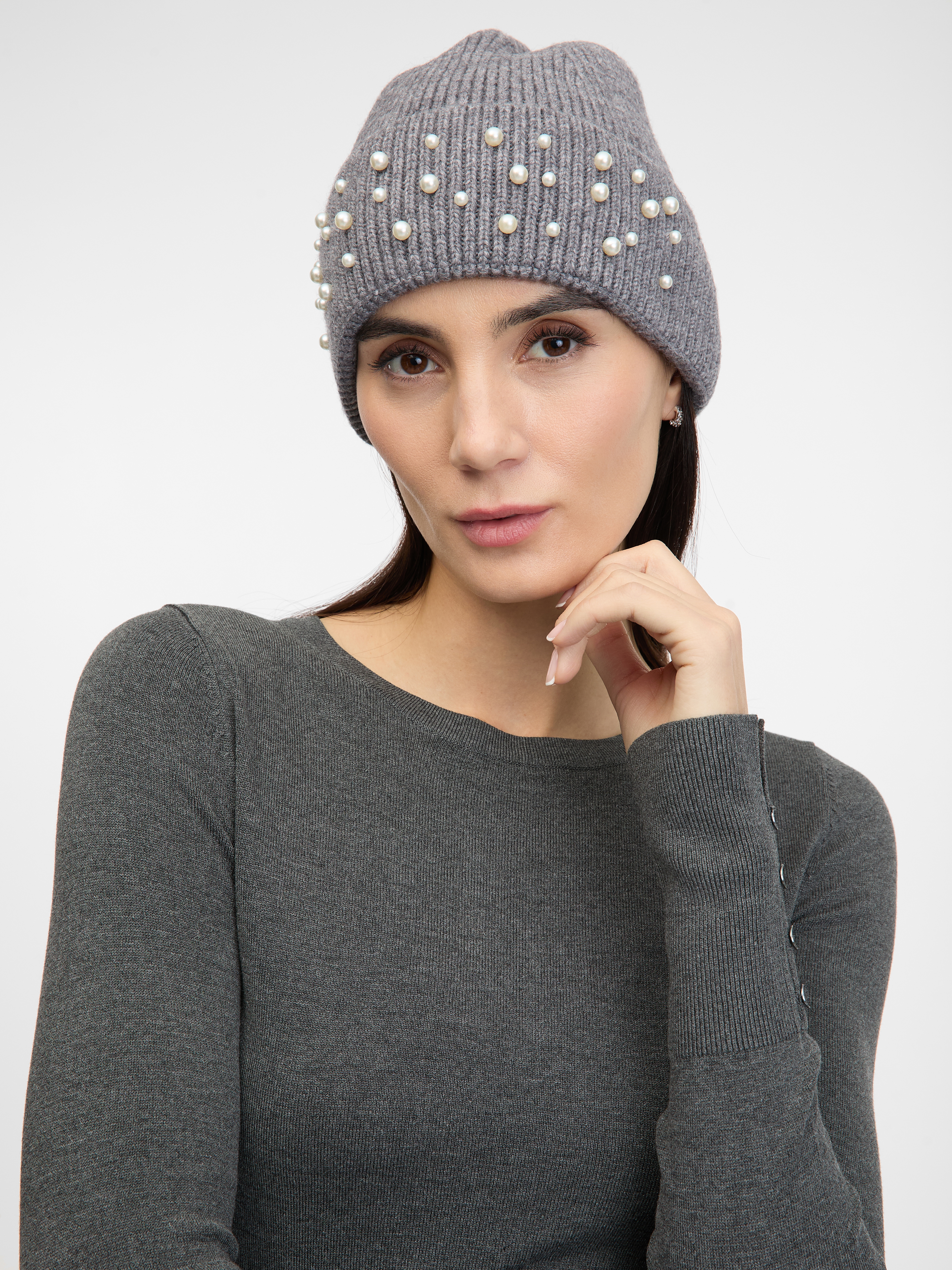 Grey women&#039;s hat ORSAY - Women&#039;s