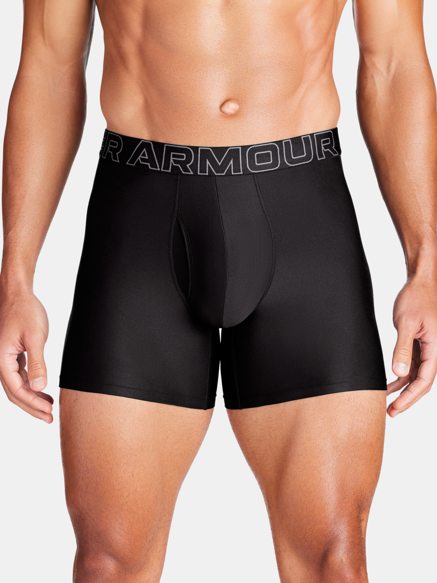 Levně Under Armour Boxerky M UA Perf Tech 6in-BLK - Pánské