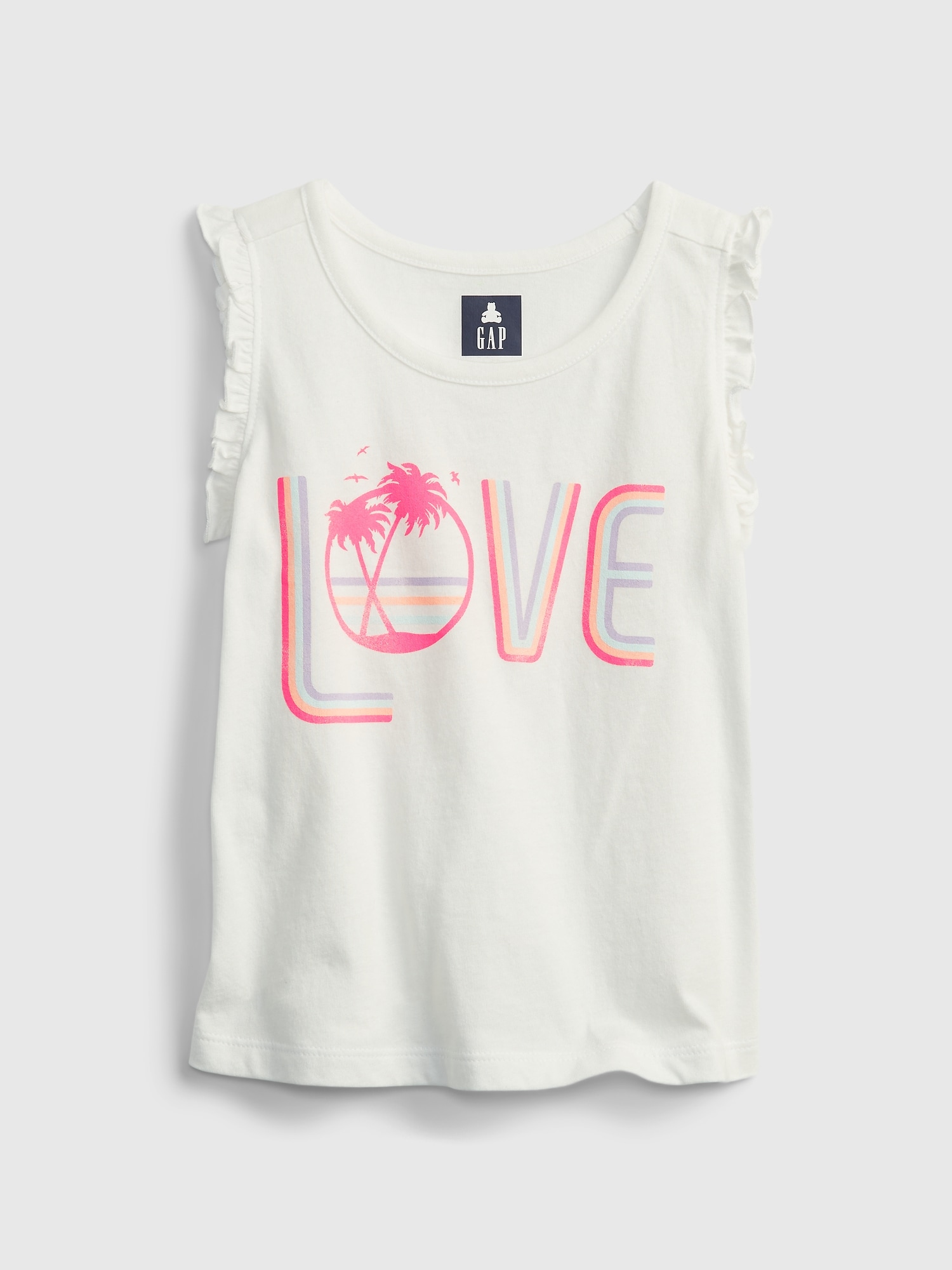 GAP Kids Top 100% Organic Cotton Mix and Match Graphic Tank - Girls
