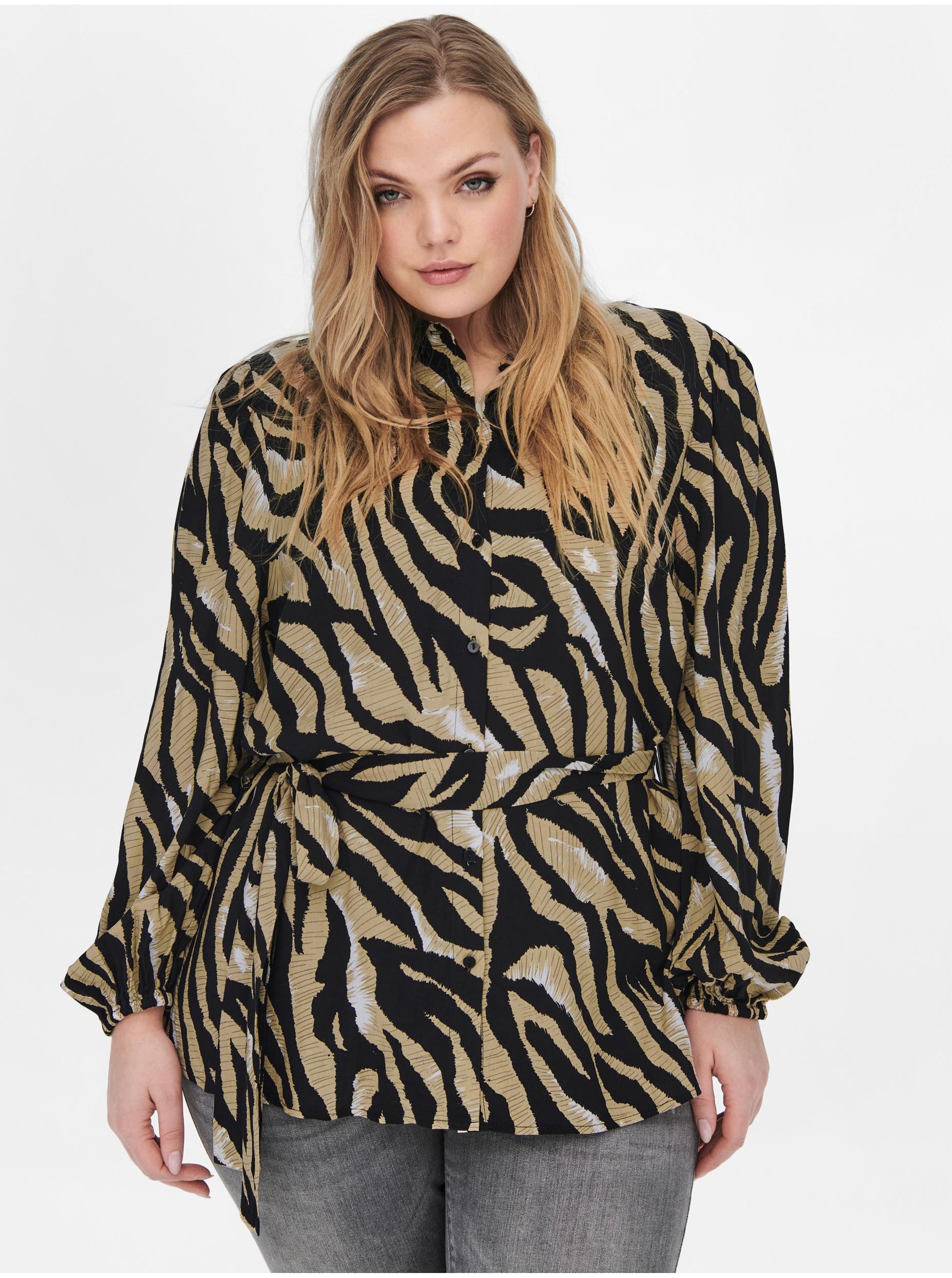 Marimi curvy pentru femei ONLY CARMAKOMA - maro