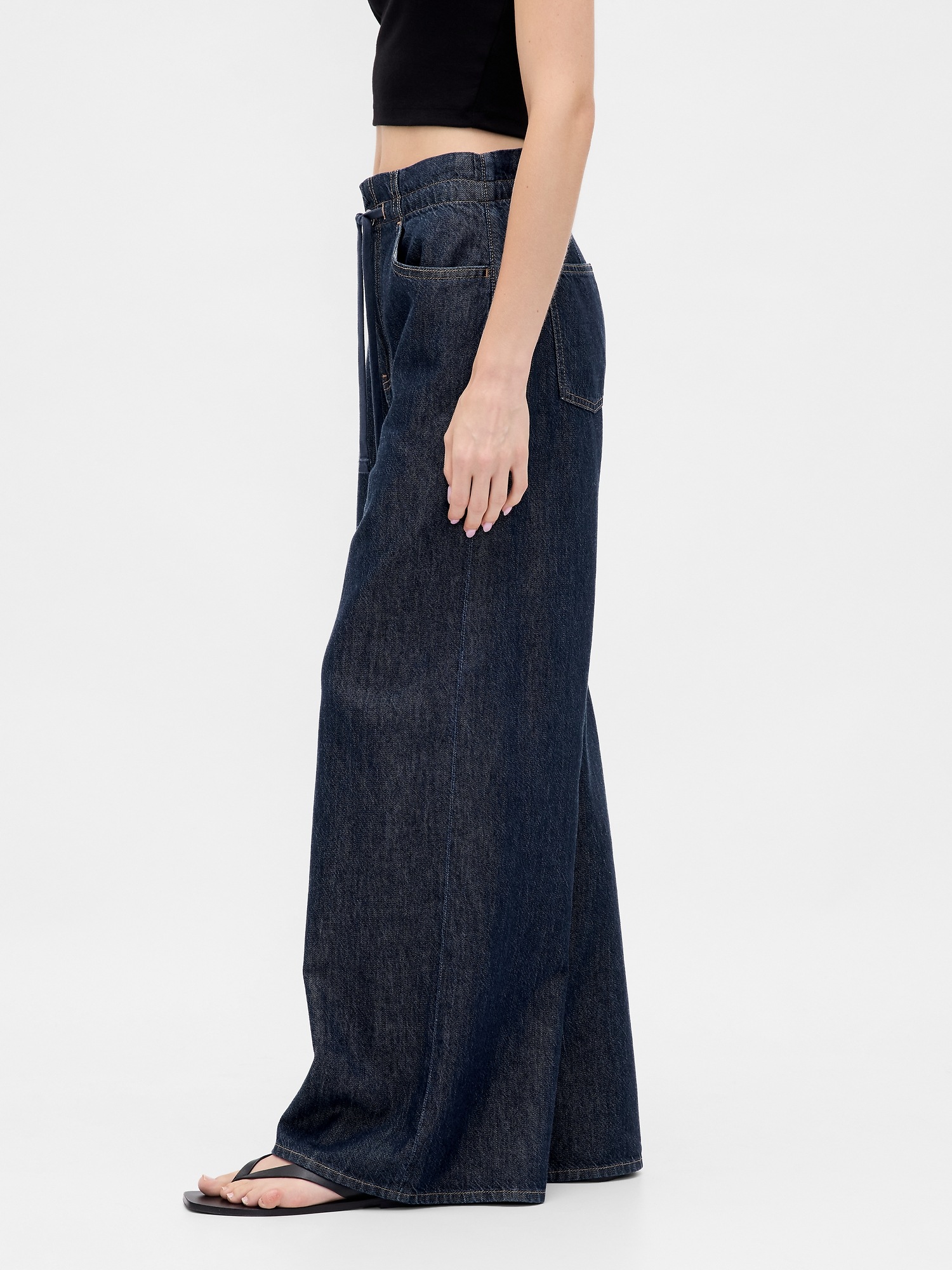 GAP Jeans High Rise SuperLight Baggy - Ladies