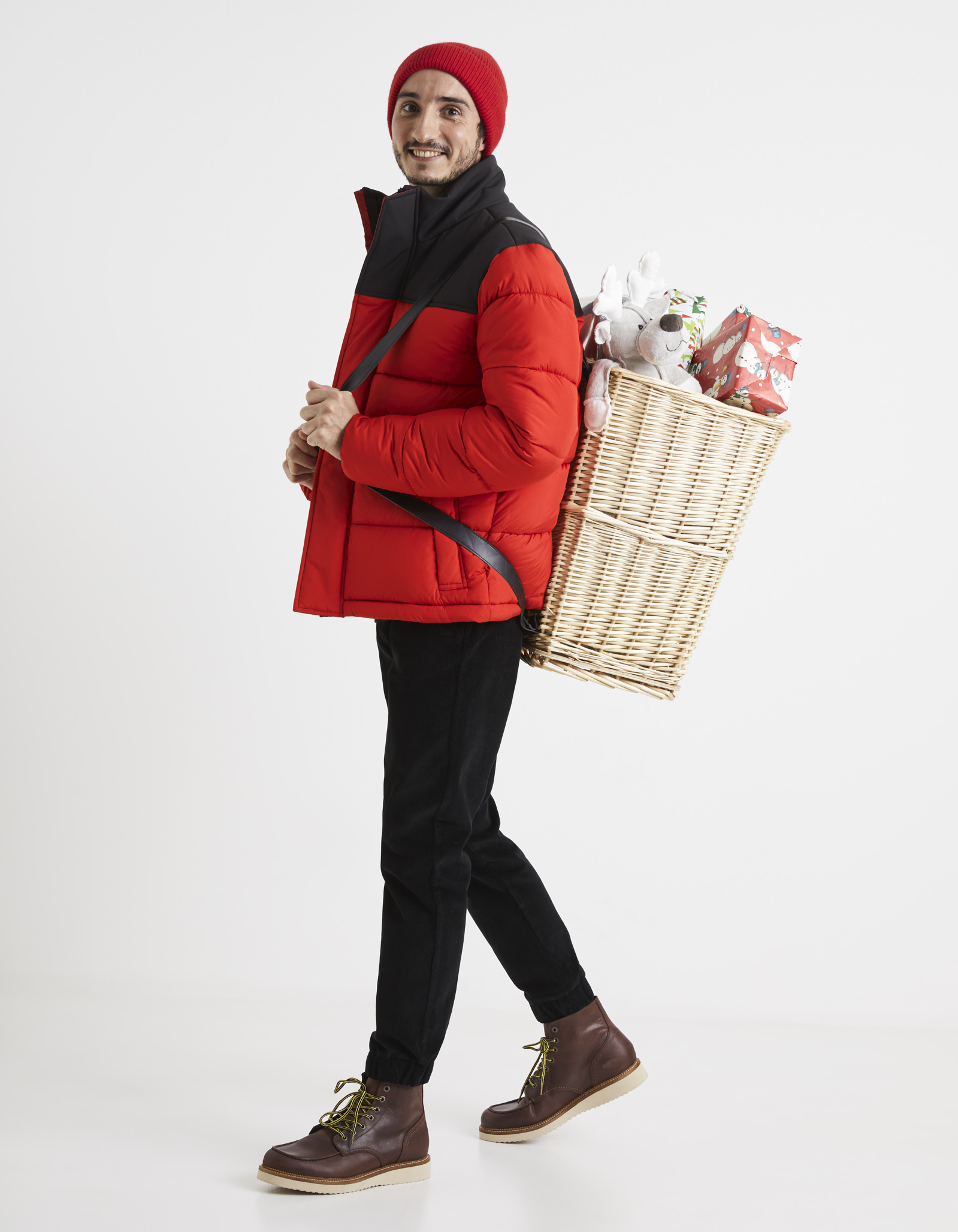 Jachete de iarna pentru barbati Celio - rosu