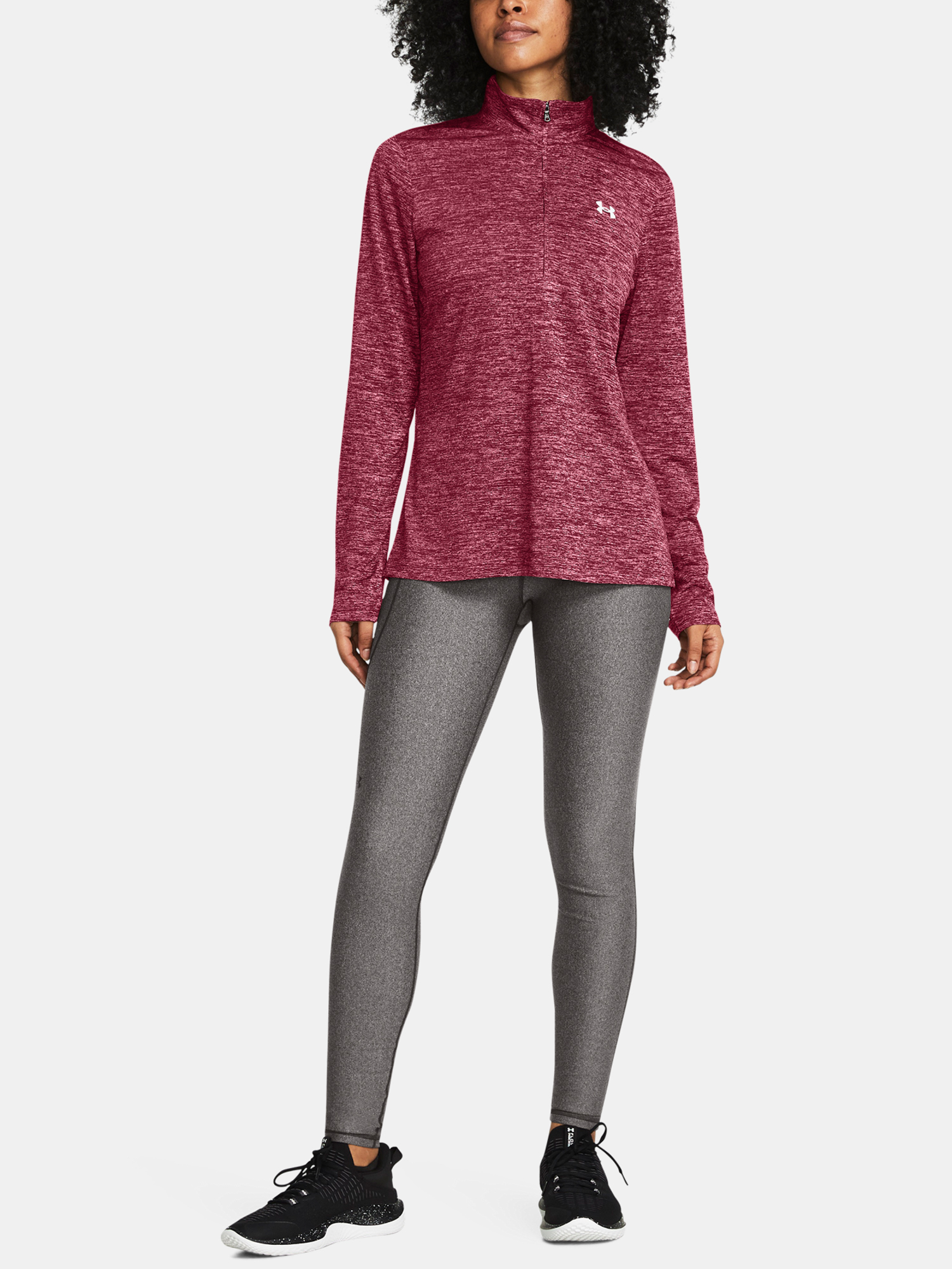 Women&#039;s leggings Under Armour Tech HiRise Legging-GRY - Women&#039;s