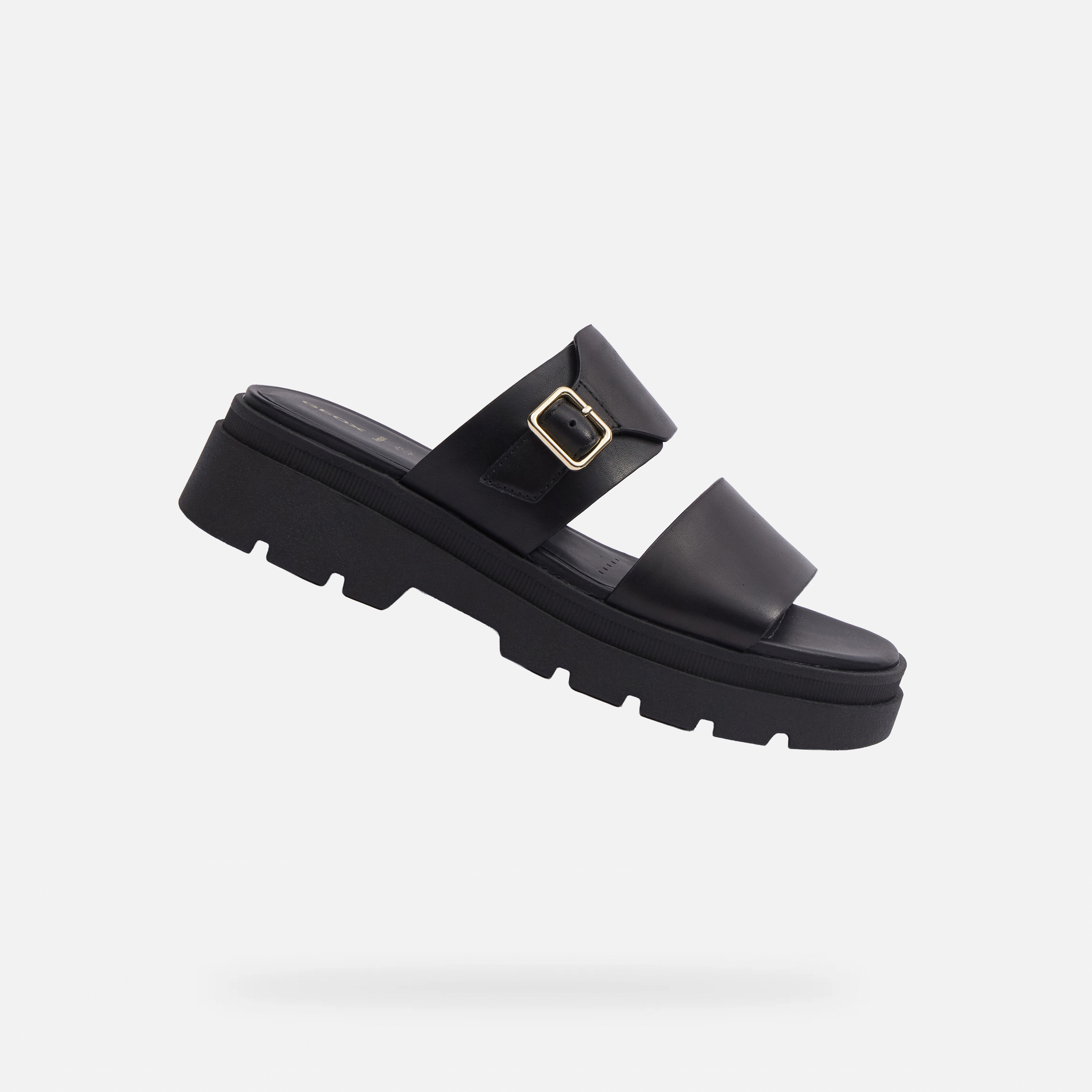 Black women&#039;s slippers Geox Adacter S - Women&#039;s