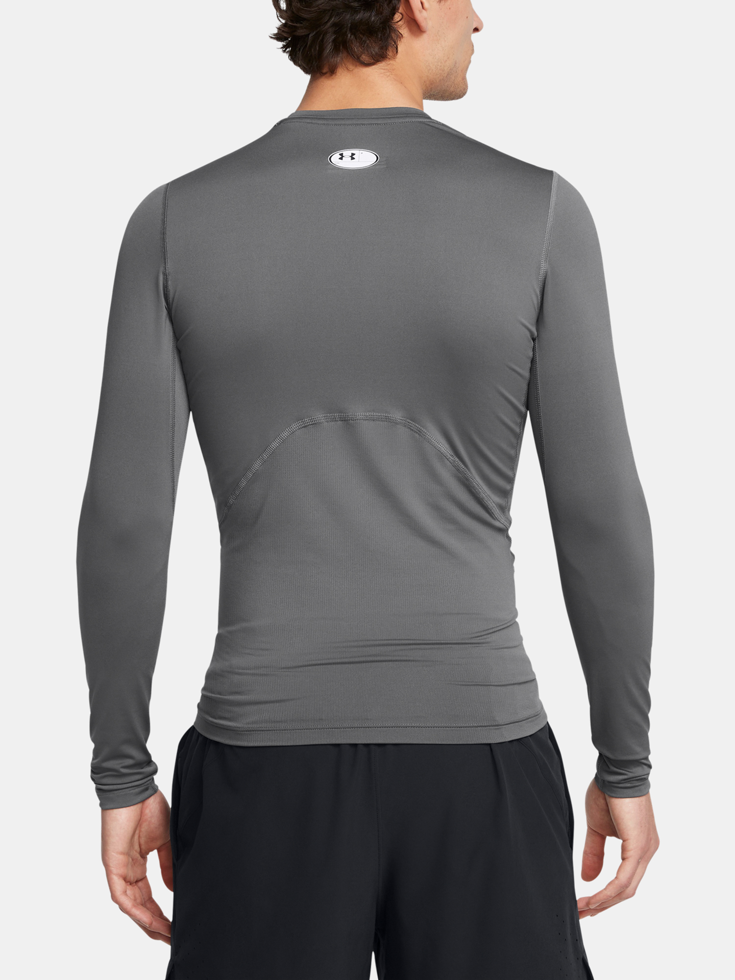 Men&#039;s T-shirt Under Armour UA HG Armour Comp LS-GRY - Men&#039;s
