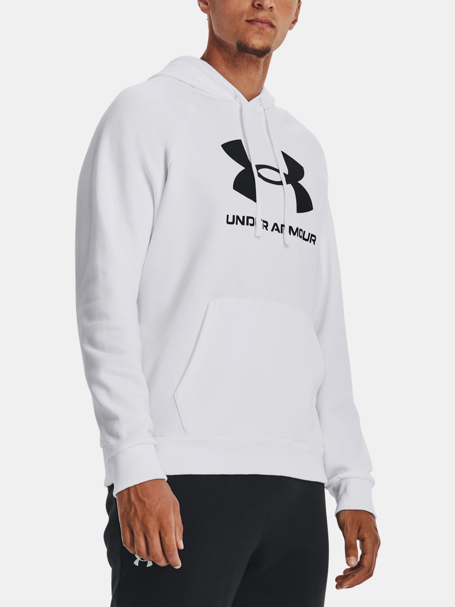 Under Armour Sweatshirt UA Rival Fleece Logo HD-WHT - Men